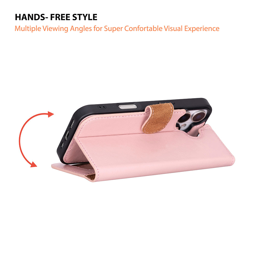 Magic iPhone 17 Leather Detachable Wallet Case