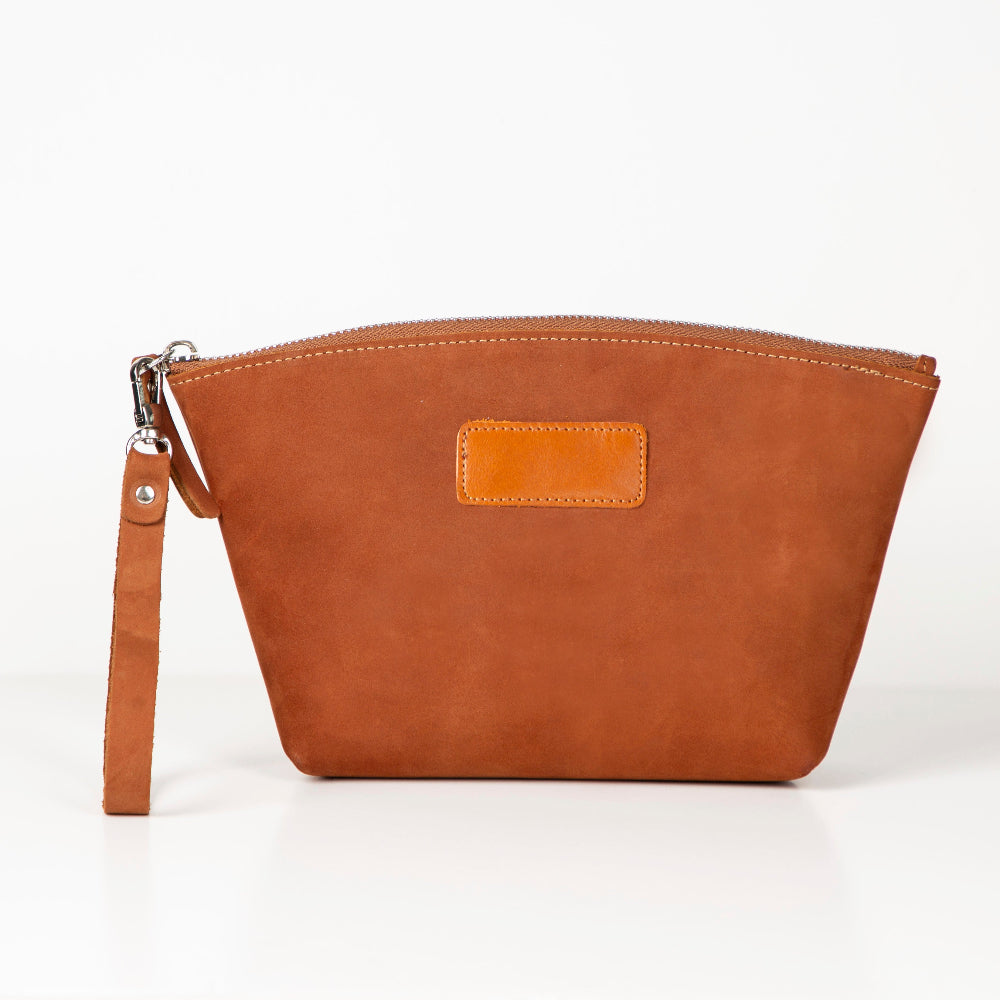 Lilly Leather Makeup Dopp Kit