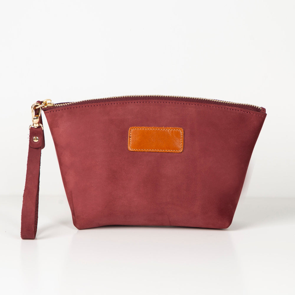 Lilly Leather Makeup Dopp Kit