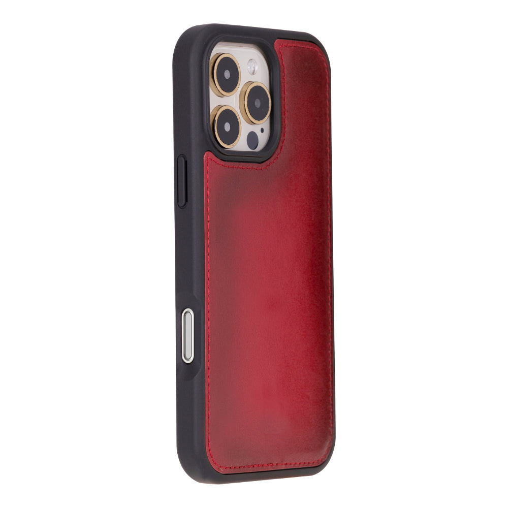 Magic iPhone 16 Series Detachable Genuine Leather Case