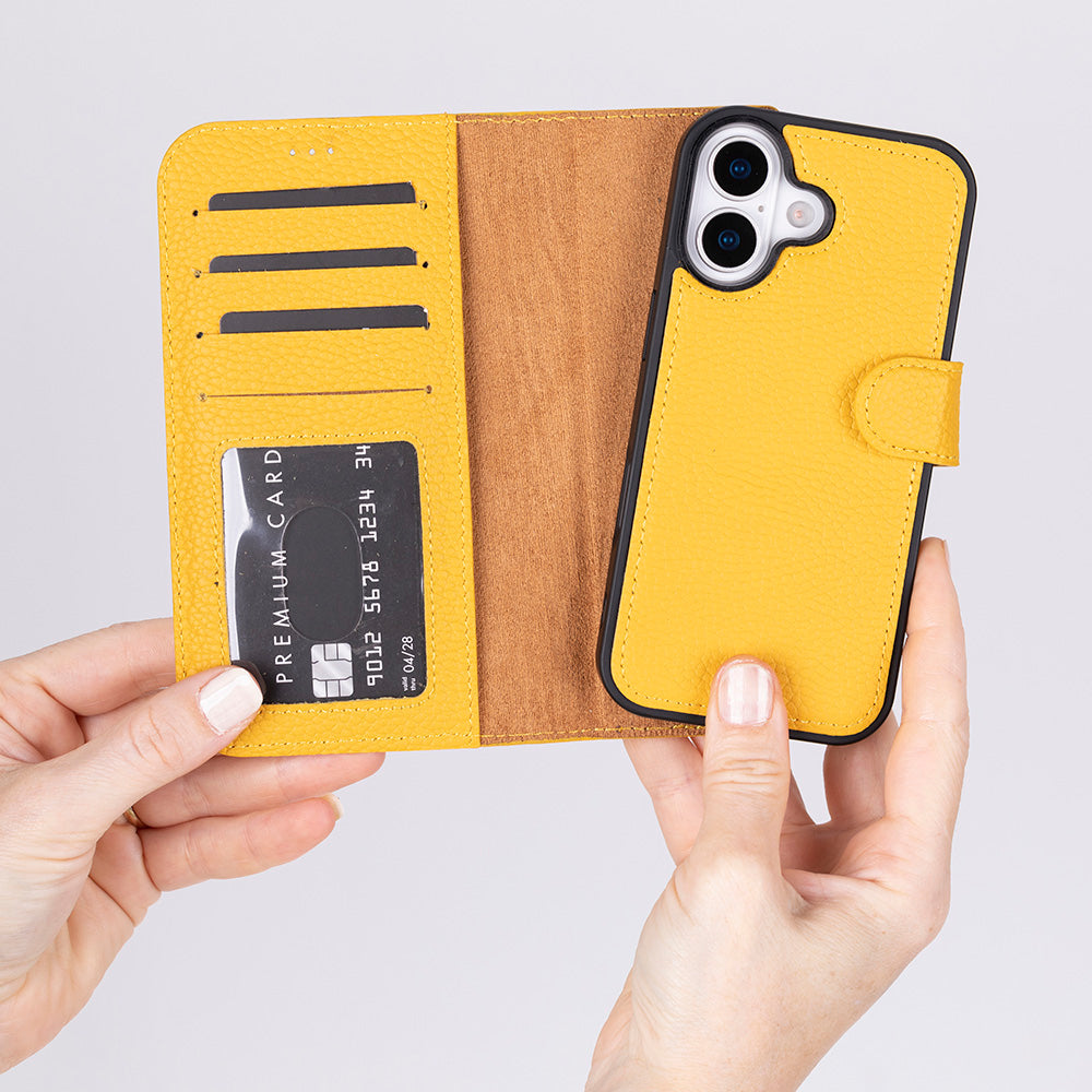 Magic iPhone 17 Leather Detachable Wallet Case