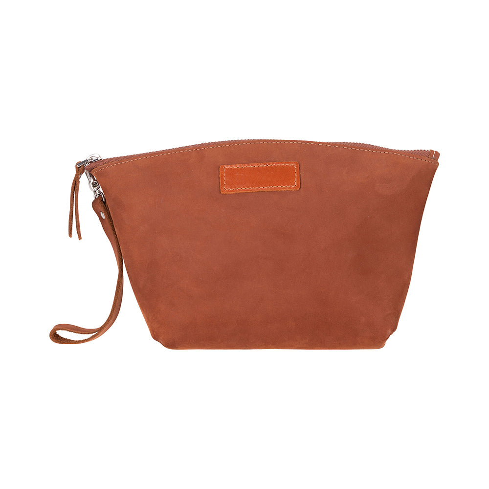 Lilly Leather Makeup Dopp Kit
