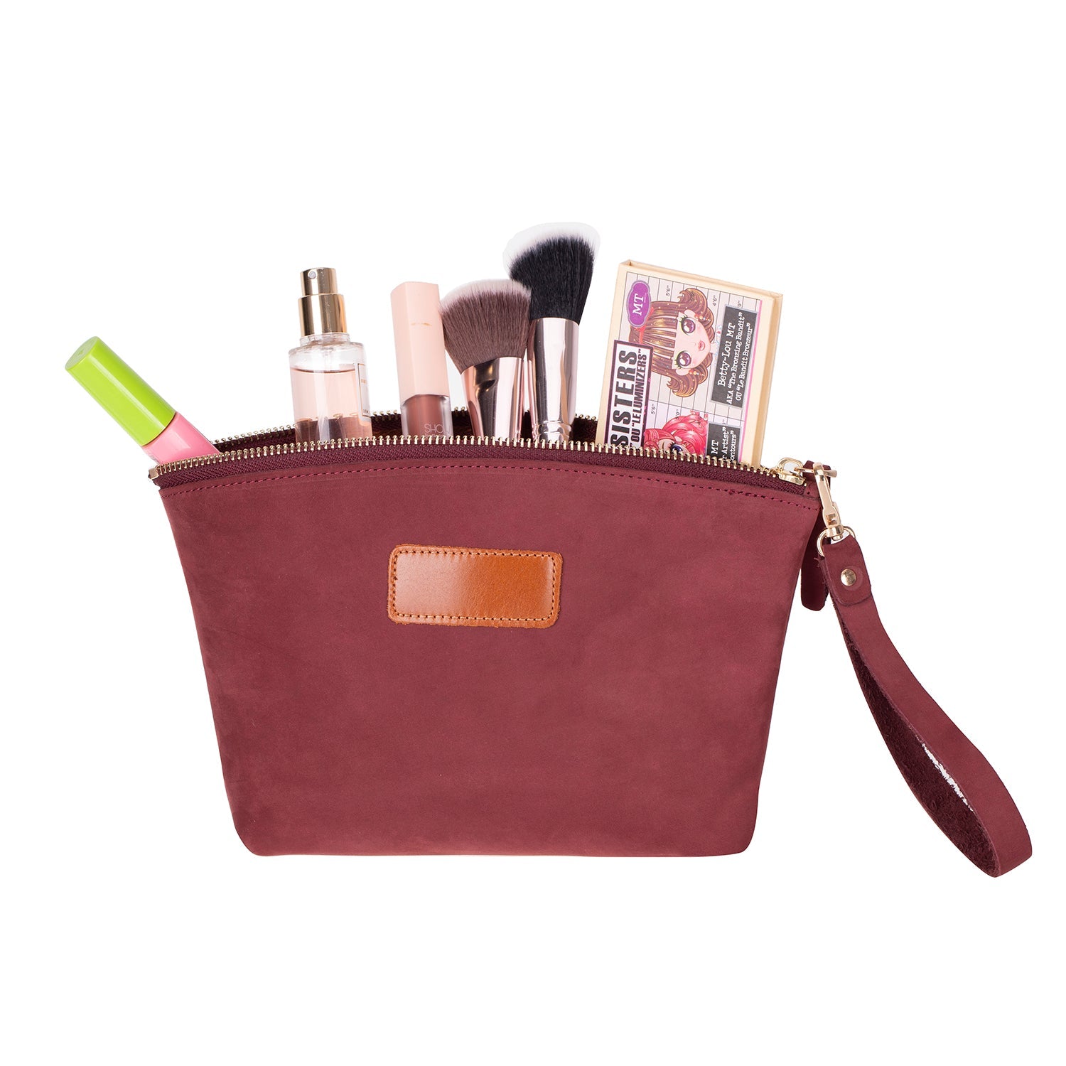 Lilly Leather Makeup Dopp Kit