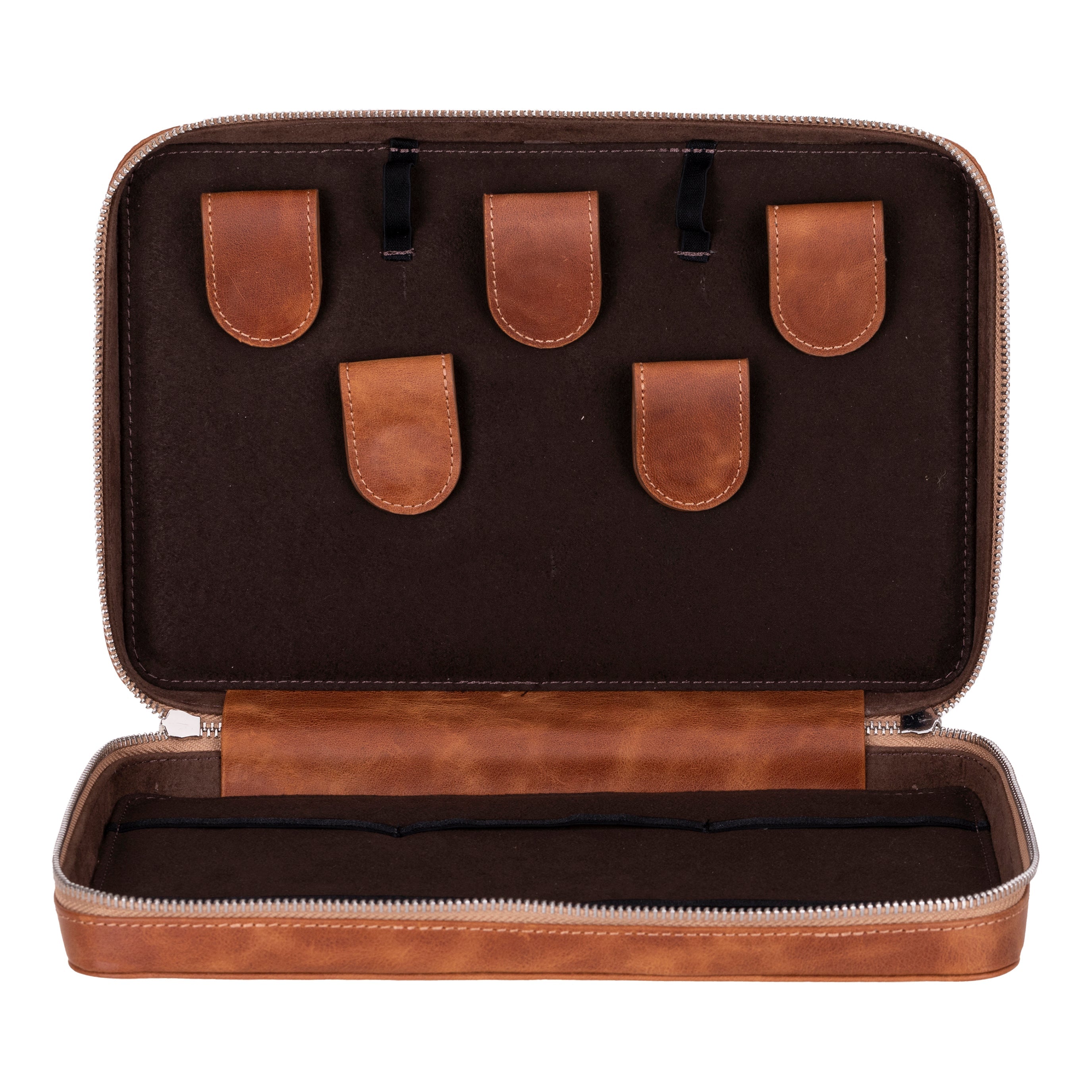 Oregon Leather Travel Cable Organizer
