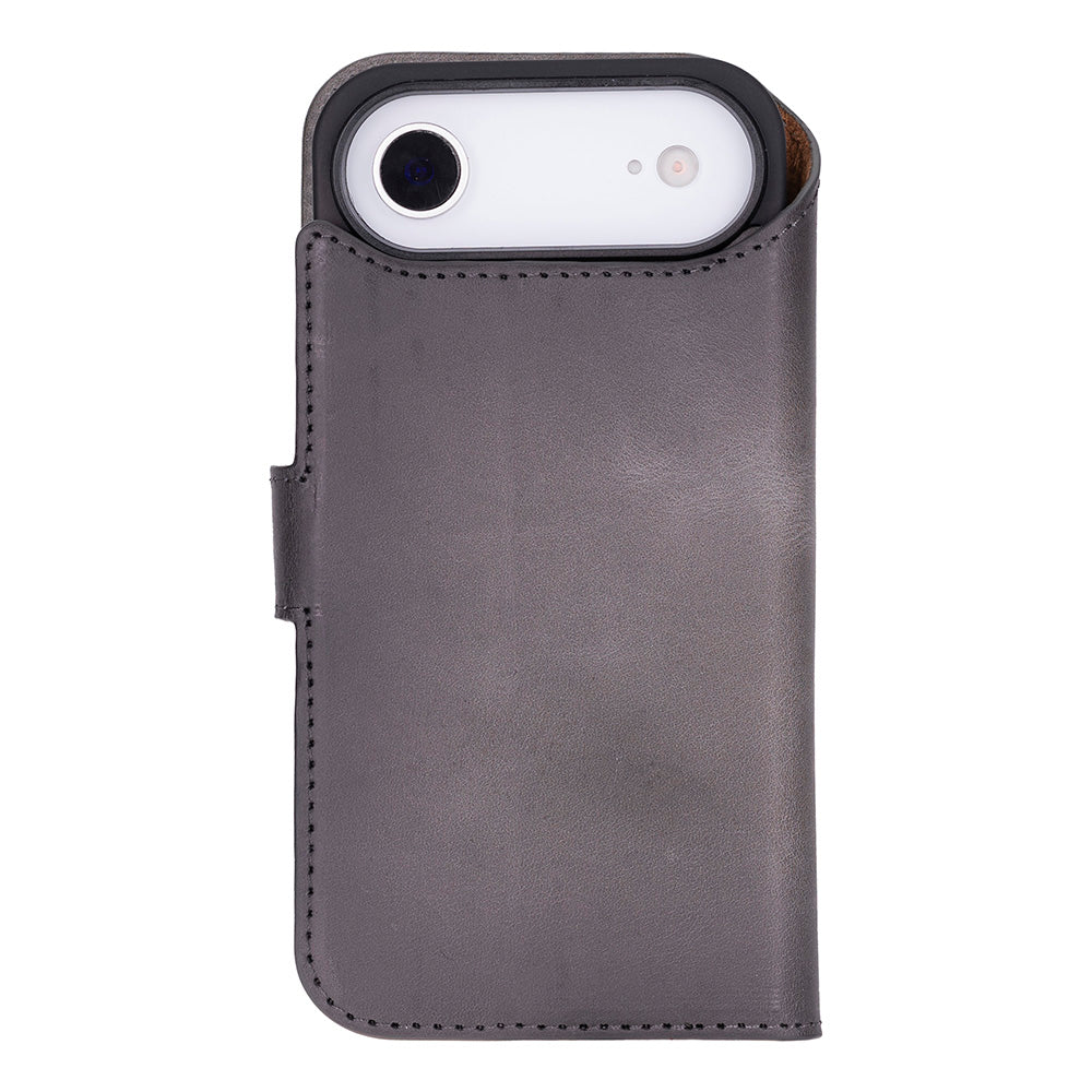 Magic iPhone 17 Air Leather Detachable Wallet Case
