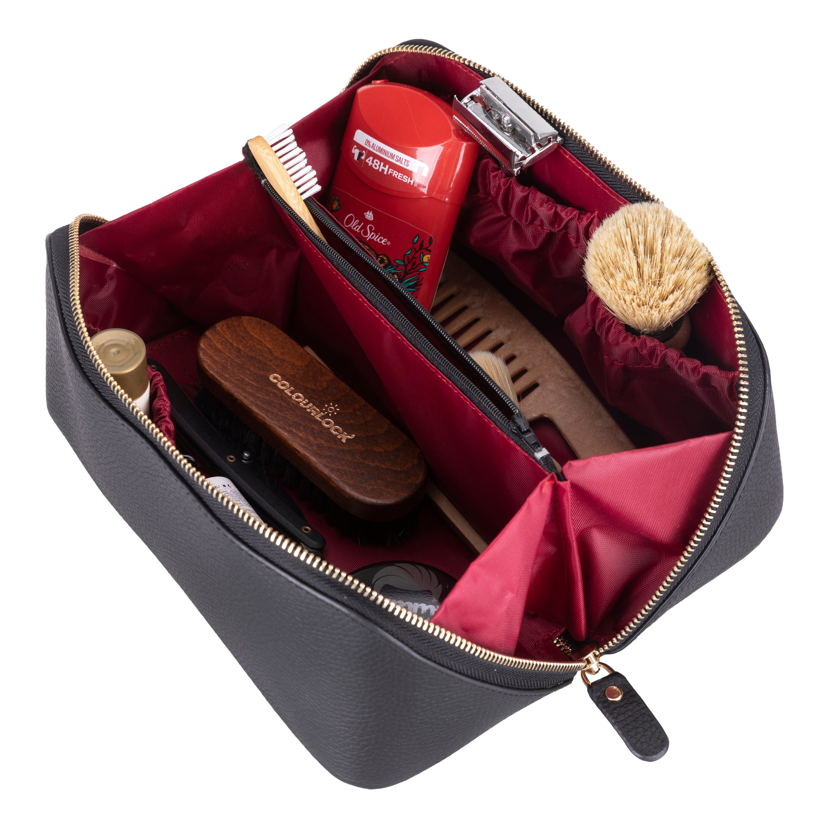 Elena Leather Make-Up Bag