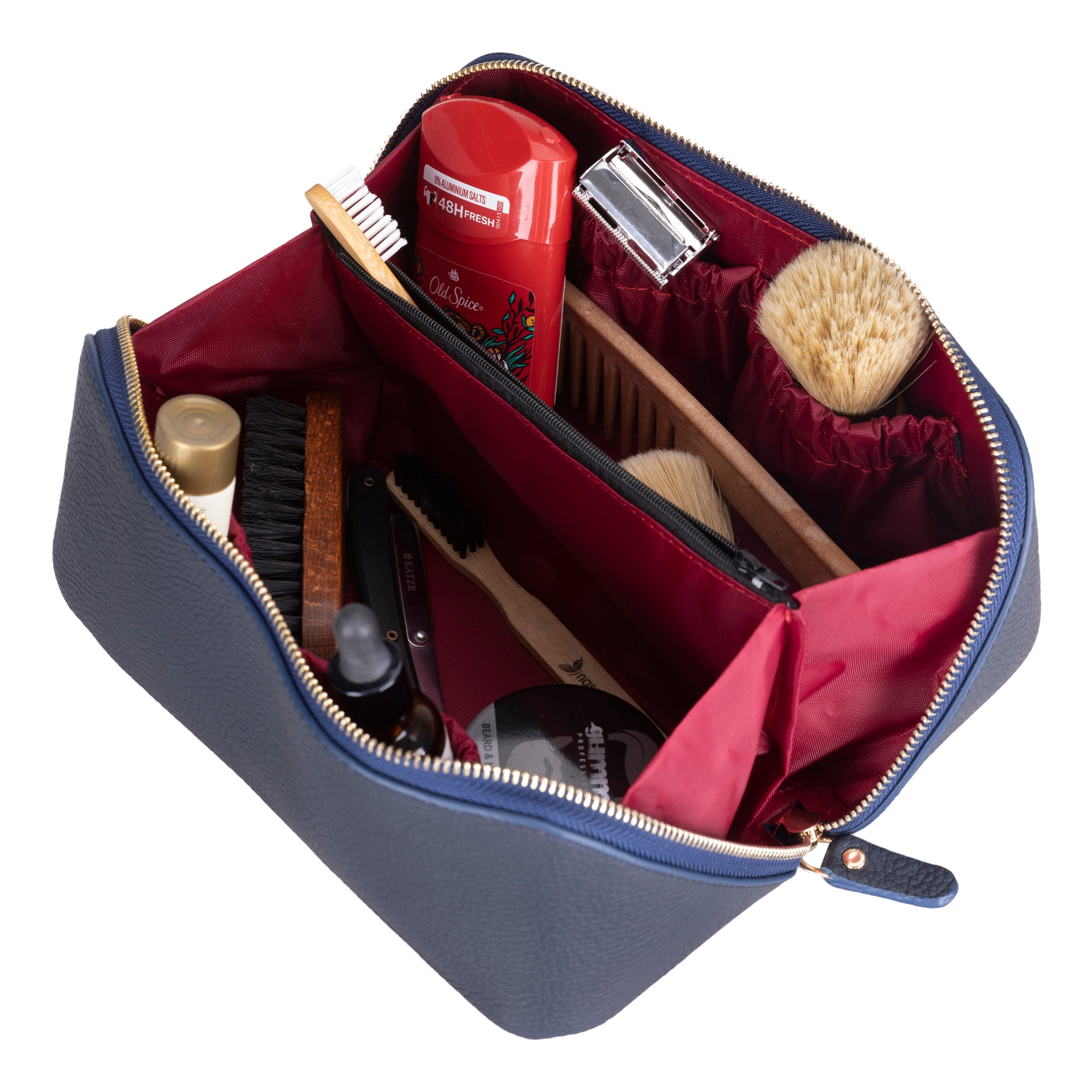 Elena Leather Make-Up Bag