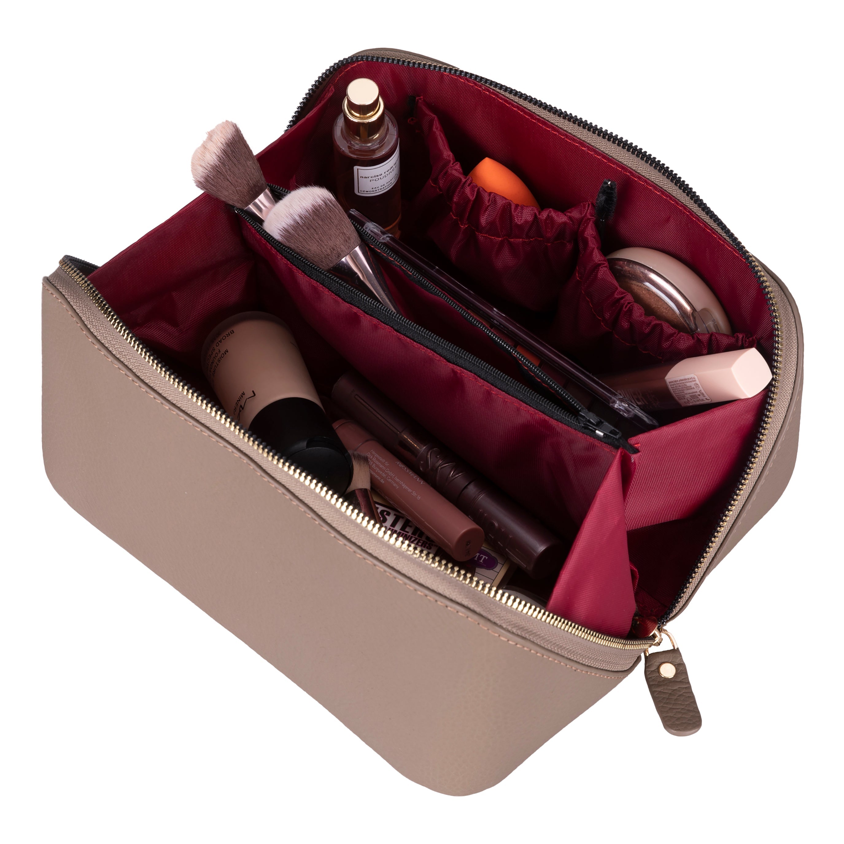 Elena Leather Make-Up Bag