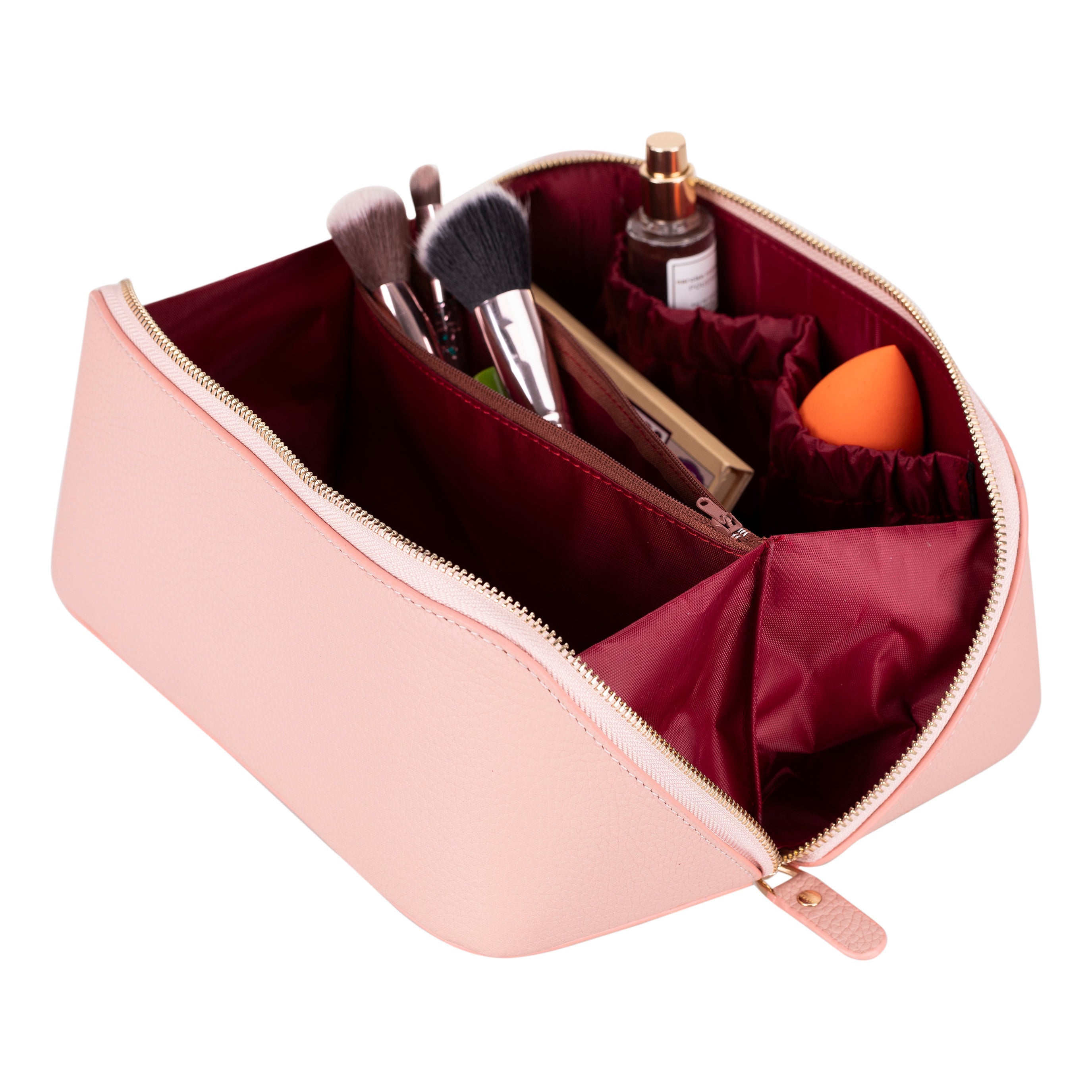 Elena Leather Make-Up Bag