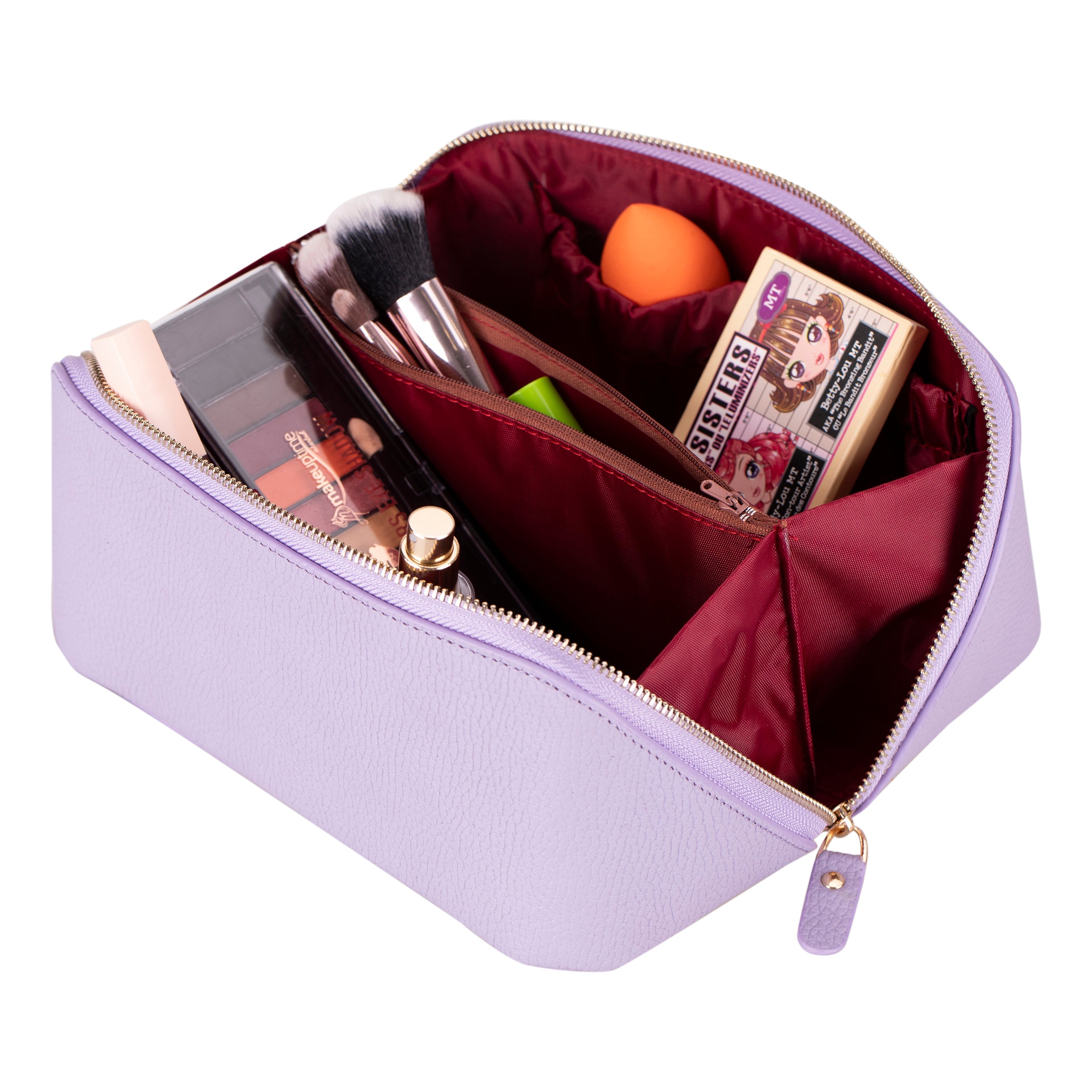 Elena Leather Make-Up Bag