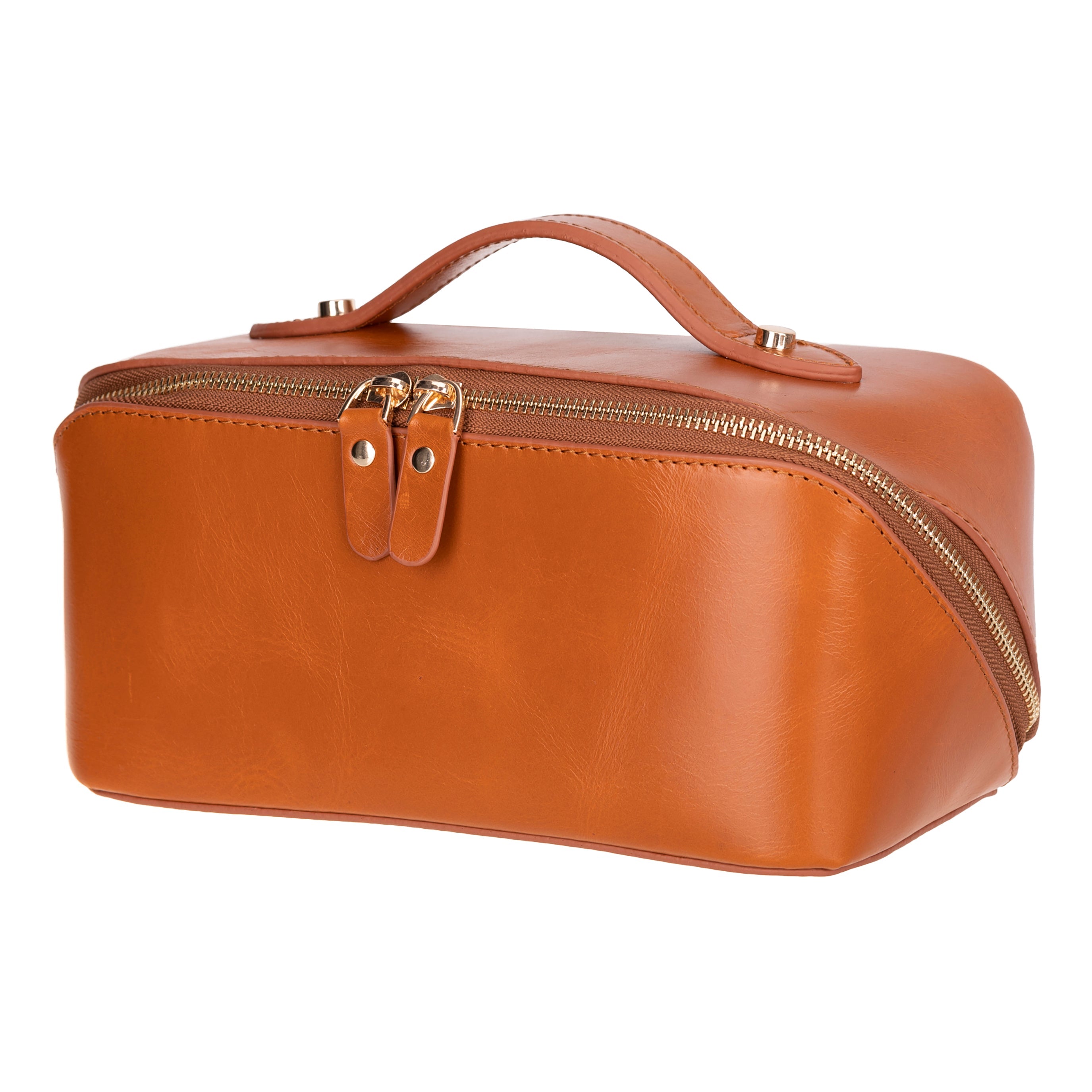 Elena Leather Make-Up Bag