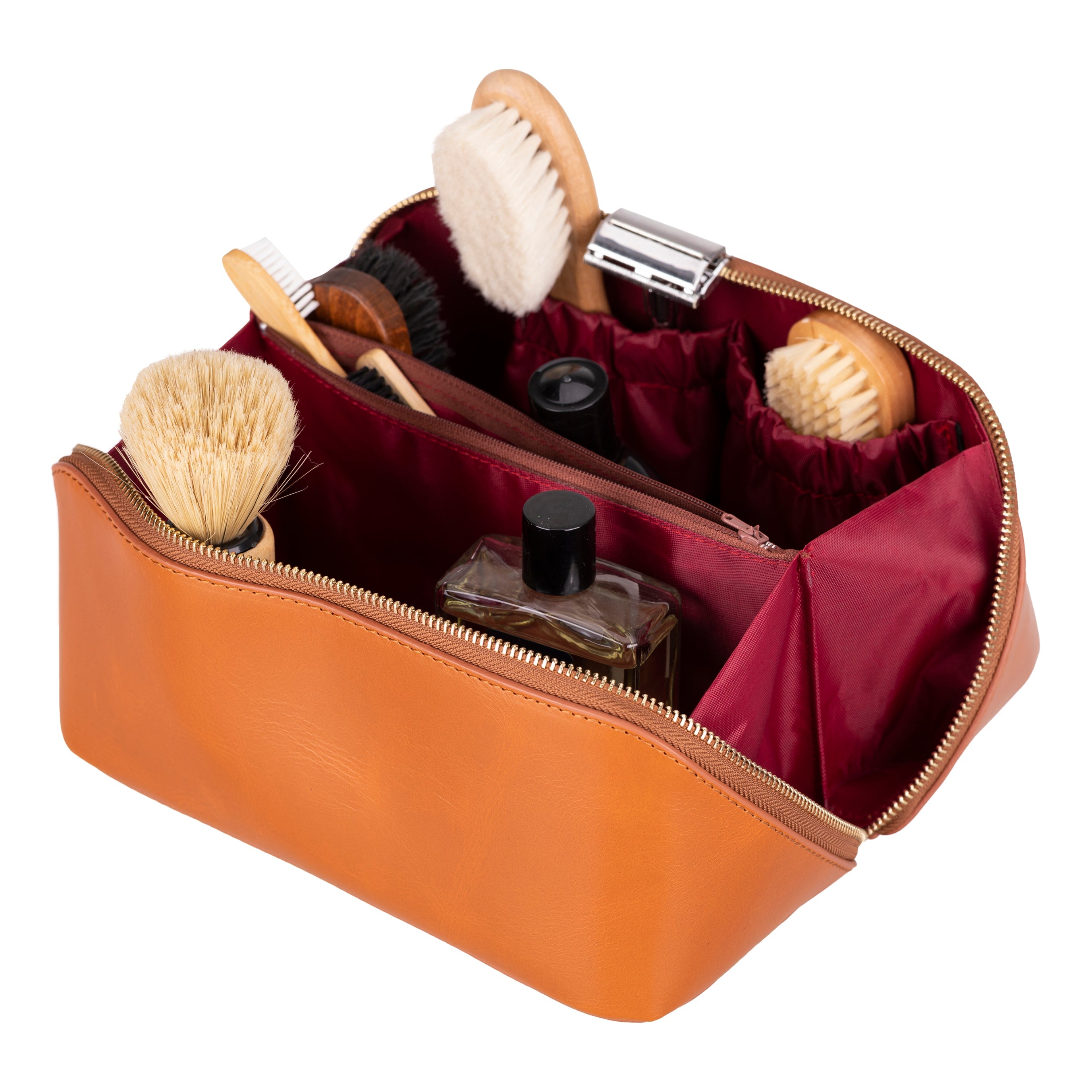 Elena Leather Make-Up Bag