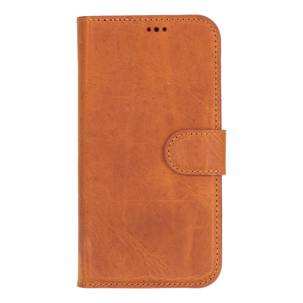 Magic iPhone 16 Series Detachable Genuine Leather Case