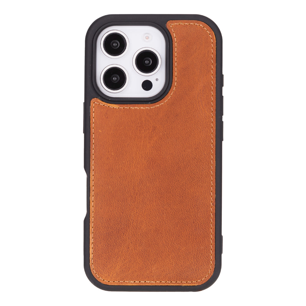 Magic iPhone 16 Series Detachable Genuine Leather Case