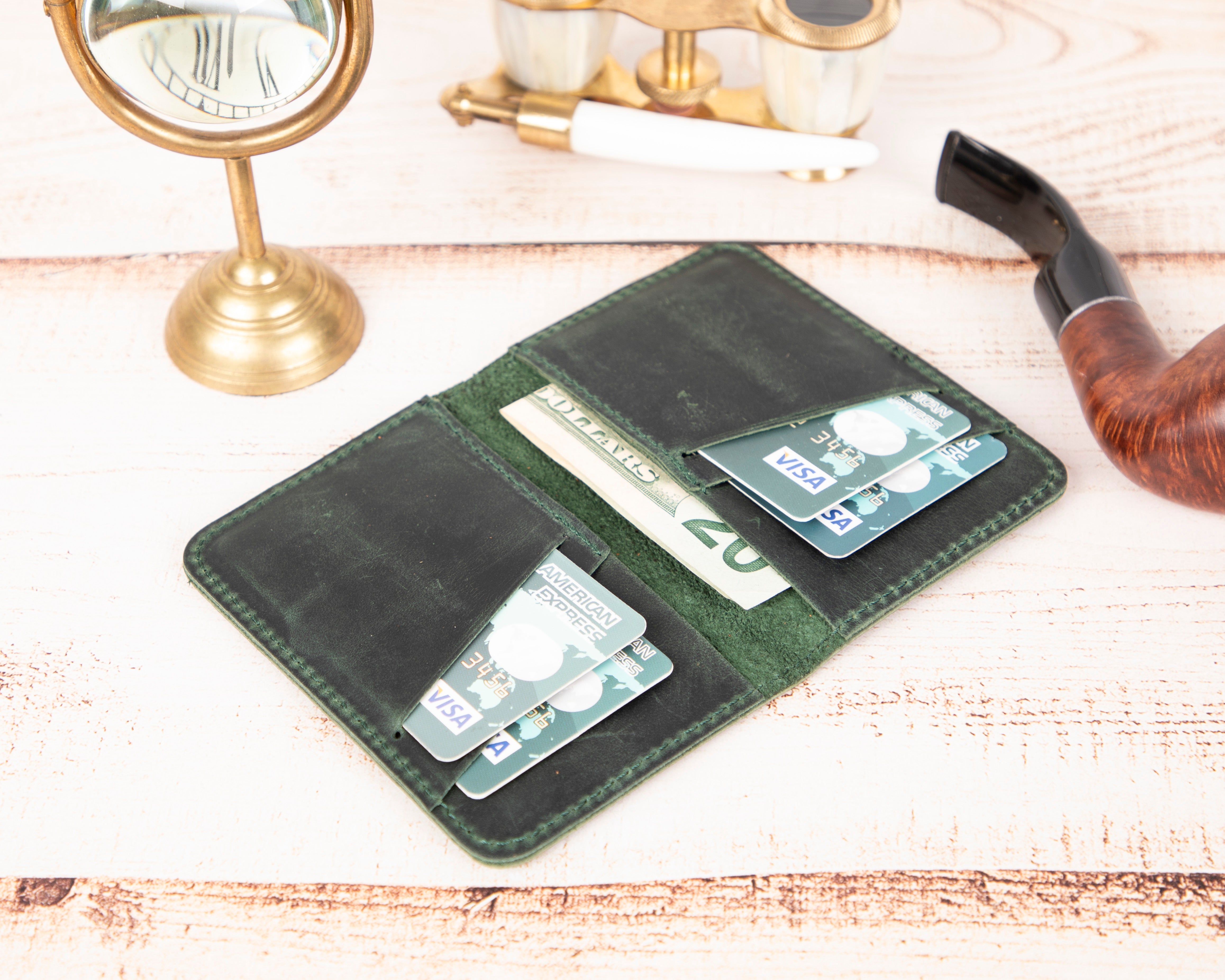 Elvis Genuine Leather Card Holder