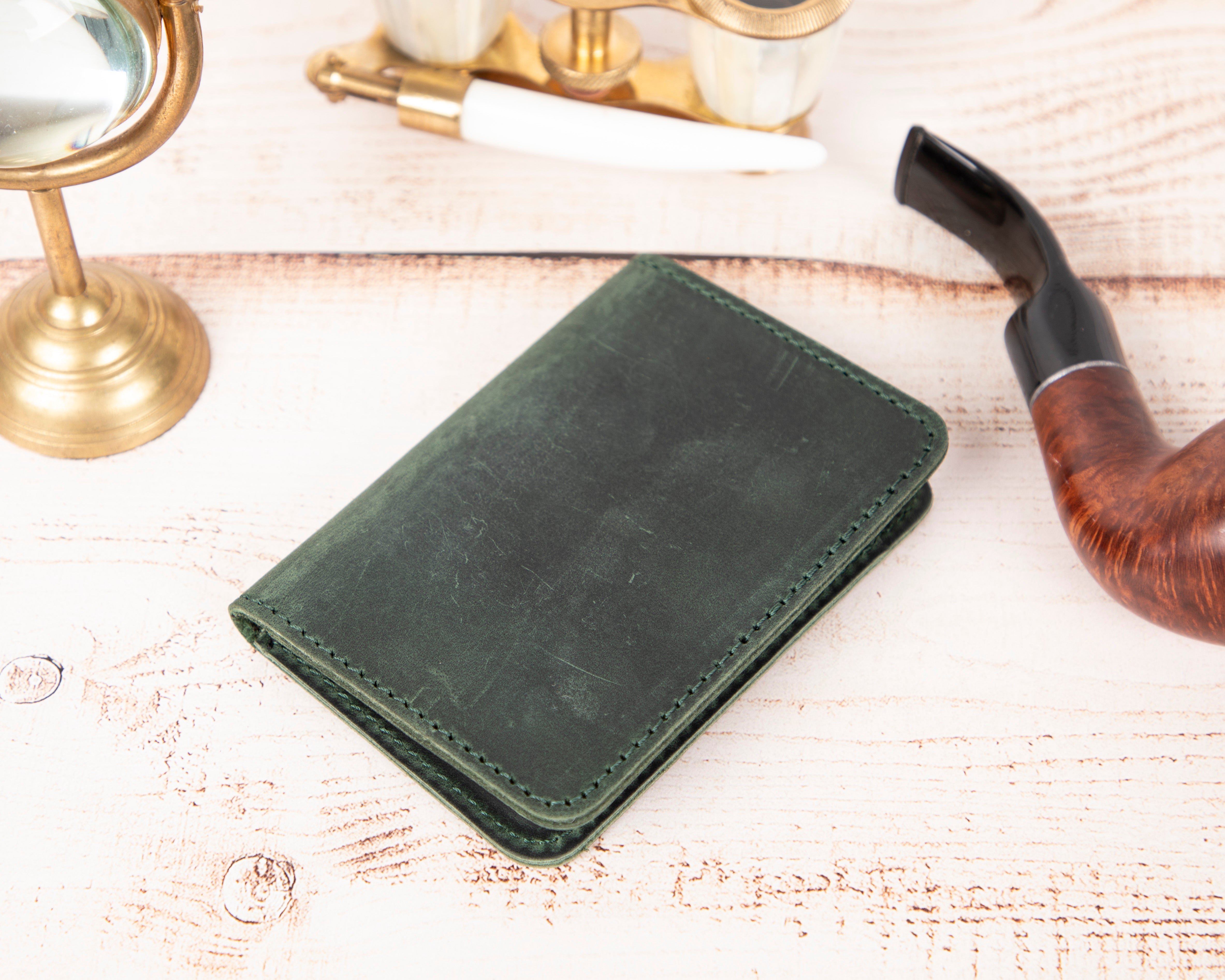 Elvis Genuine Leather Card Holder