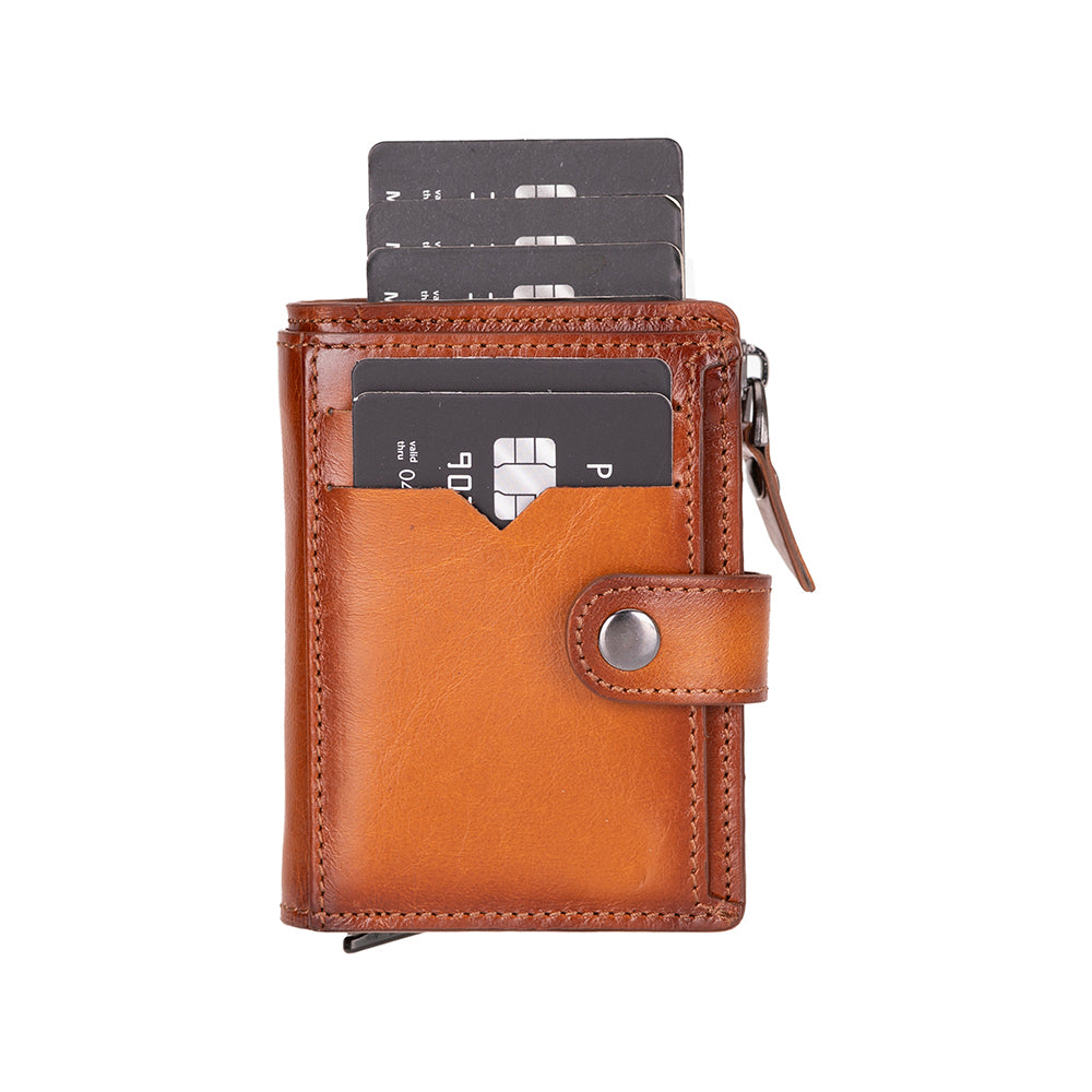 Mario Pop-up Leather Card Holder