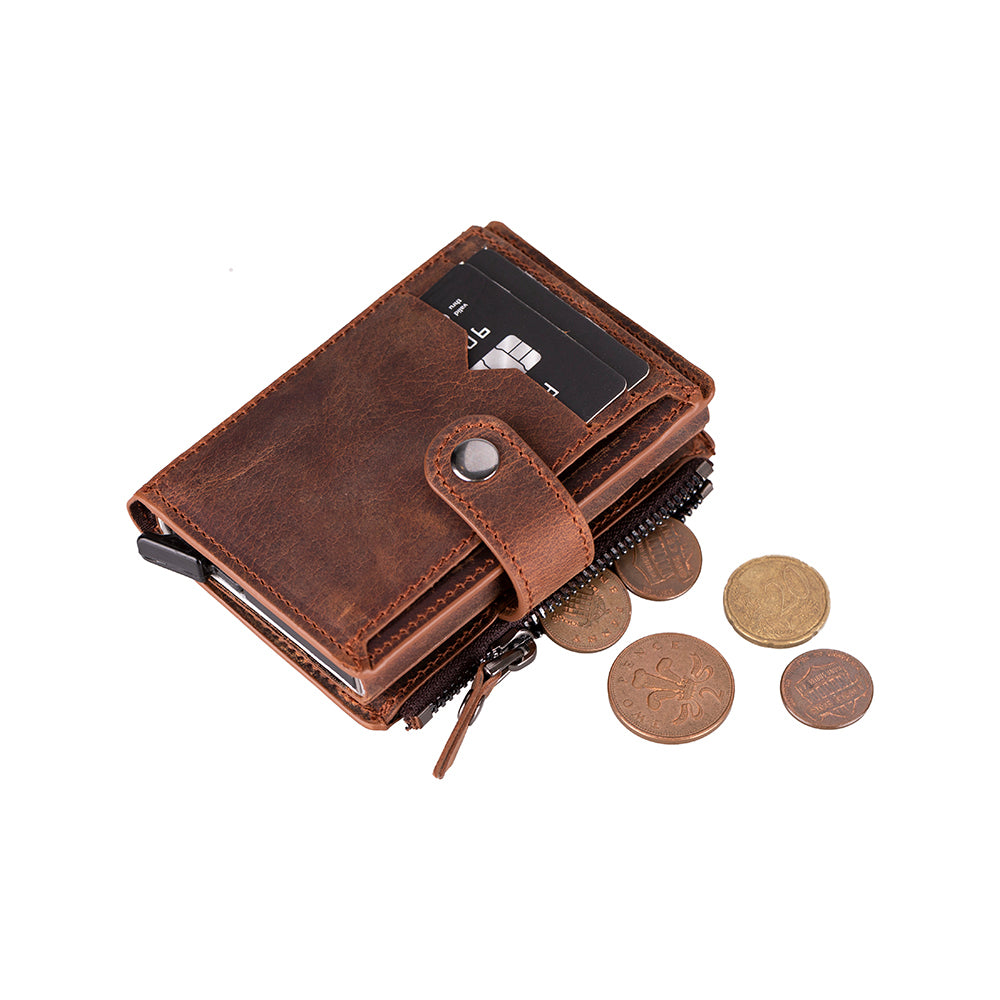 Mario Pop-up Leather Card Holder