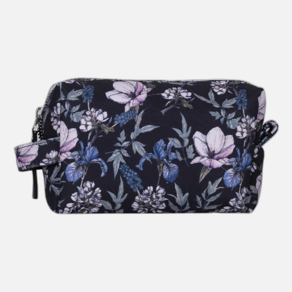 Cherries Floral Makeup Bag