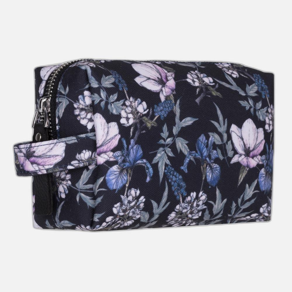 Cherries Floral Makeup Bag