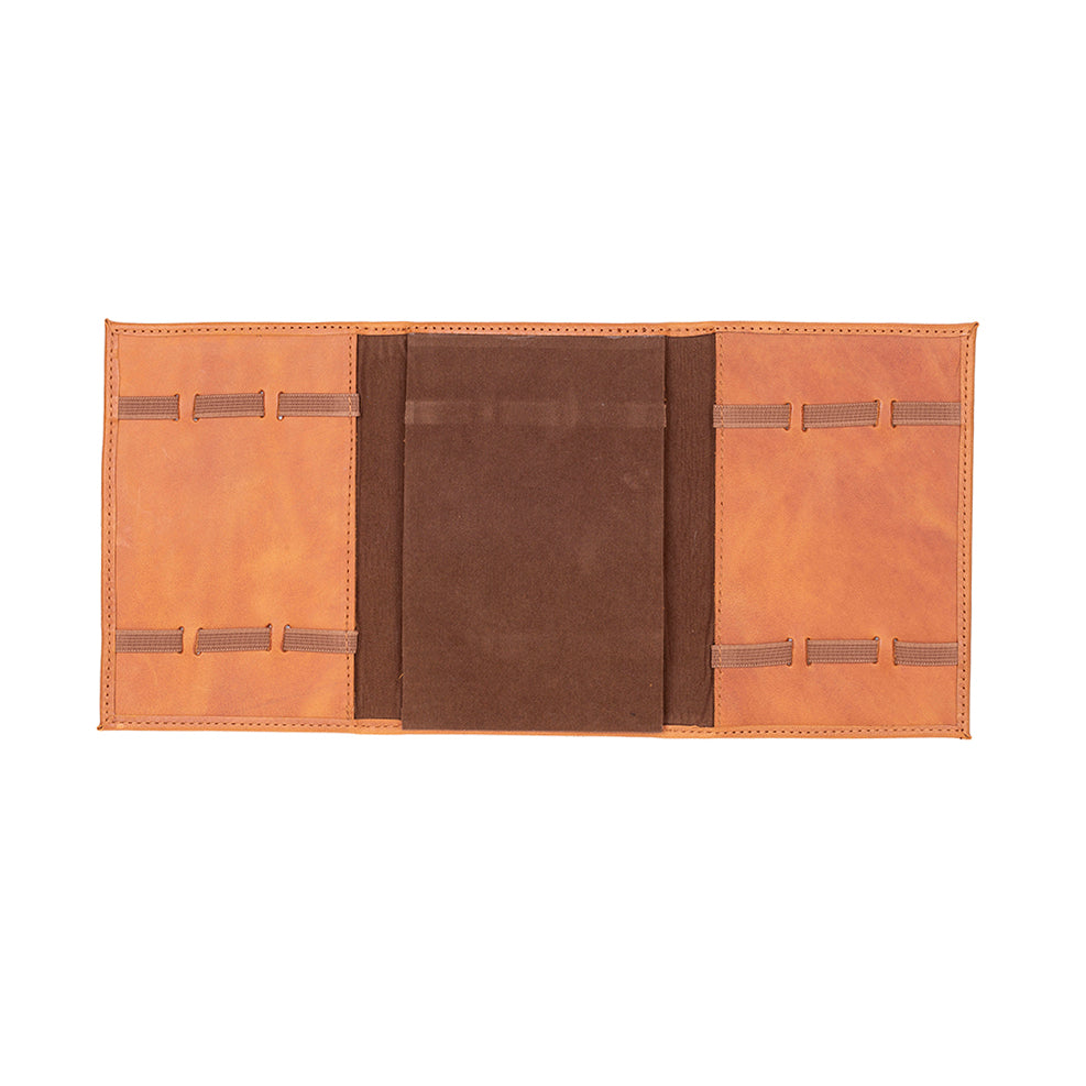 Leather Watch Band Organizer - Triple Slots