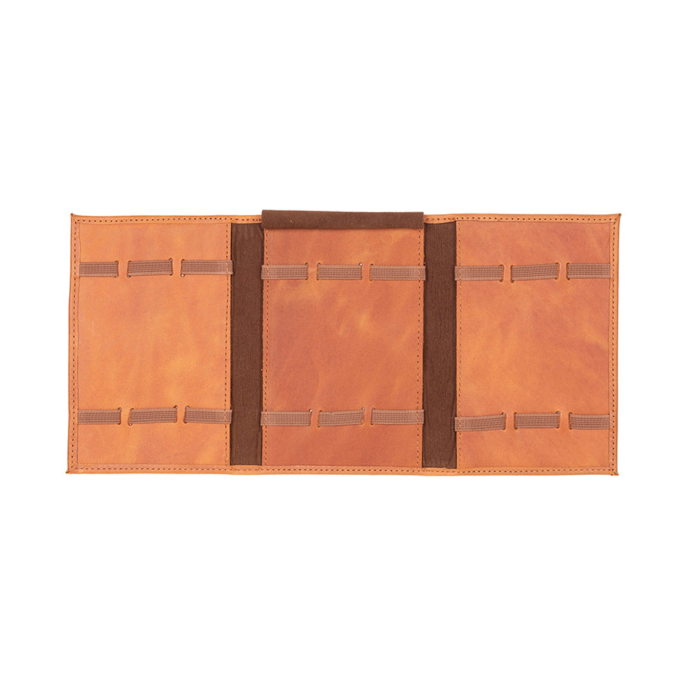 Leather Watch Band Organizer - Triple Slots
