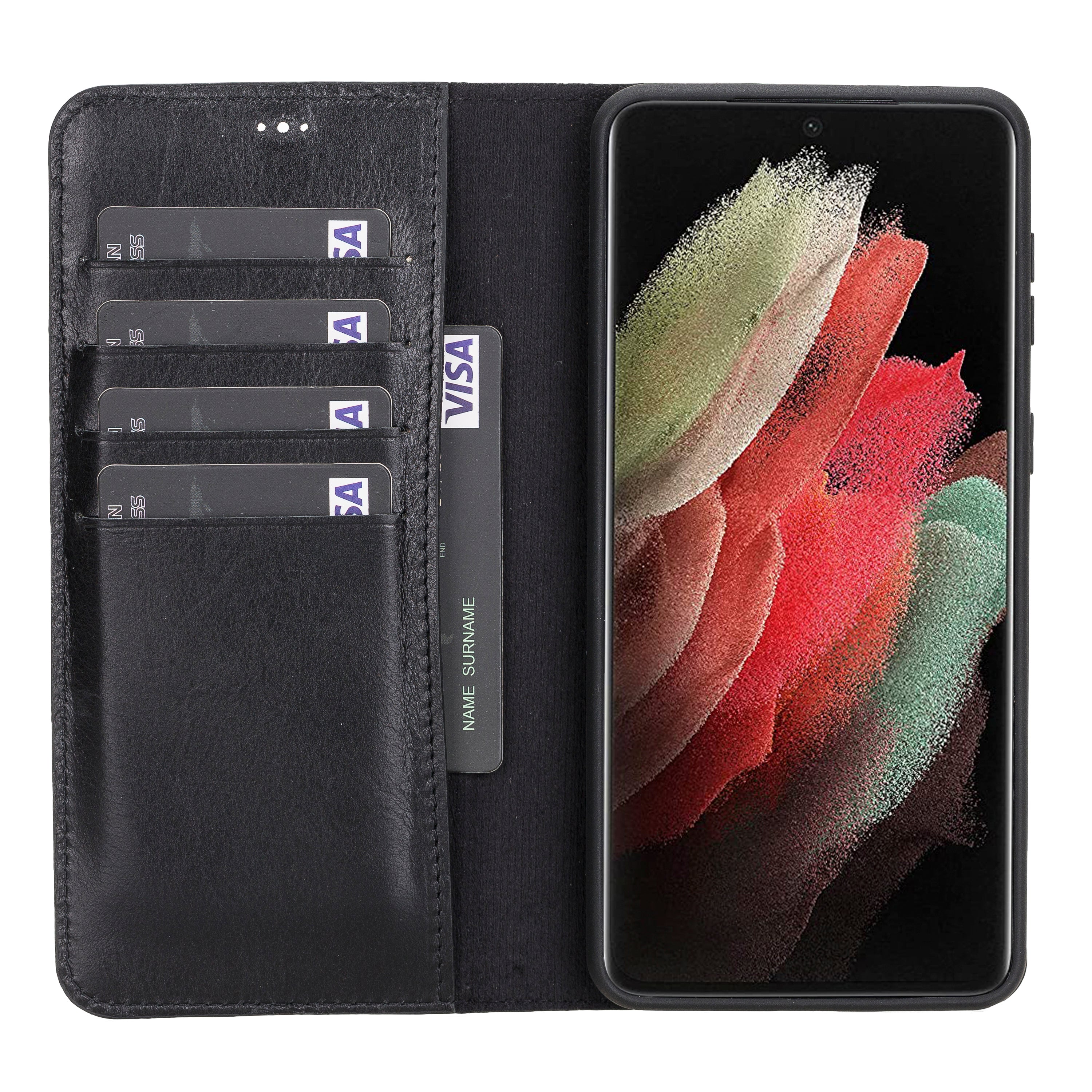 Samsung Galaxy S21 Series Detachable Leather Case