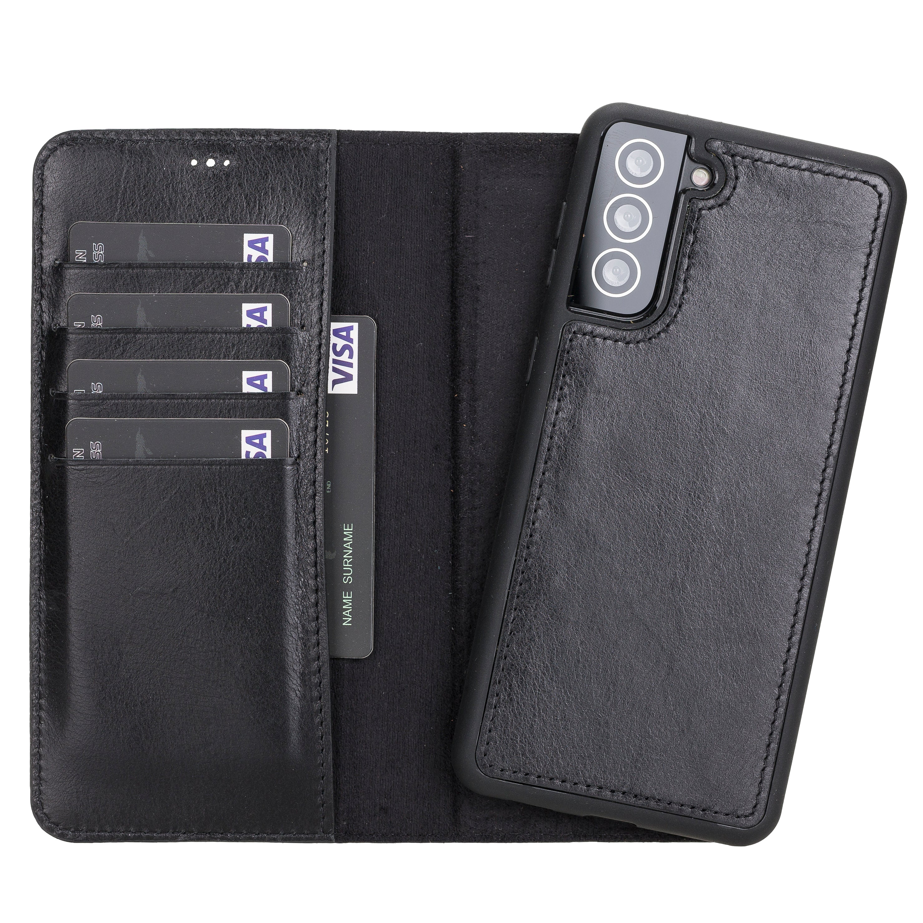 Samsung Galaxy S21 Series Detachable Leather Case