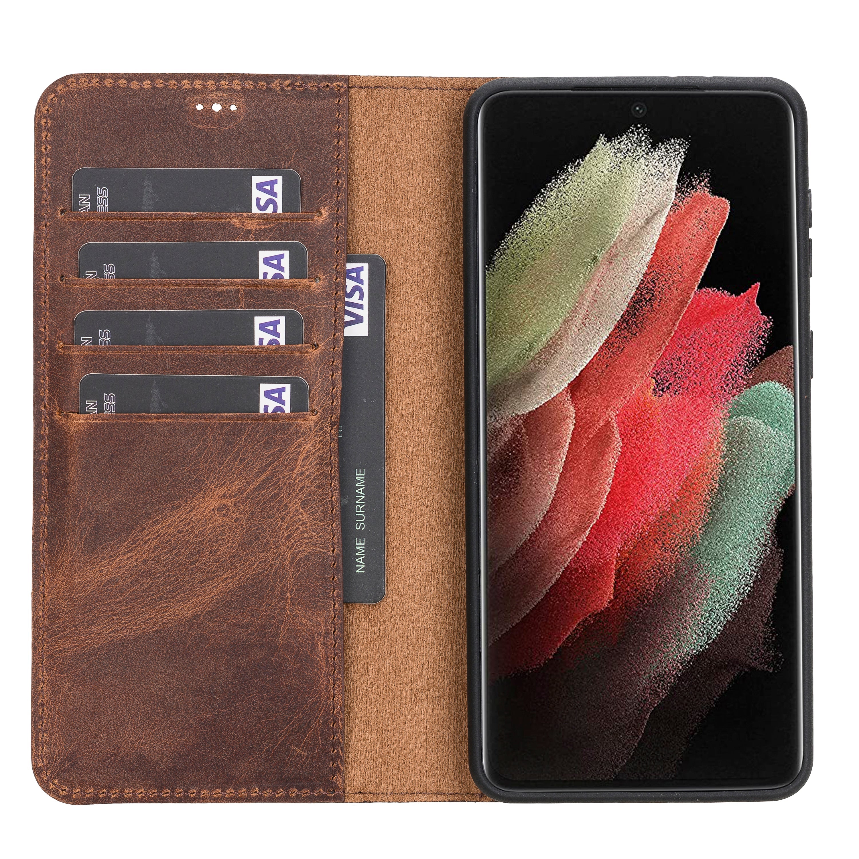 Samsung Galaxy S21 Series Detachable Leather Case