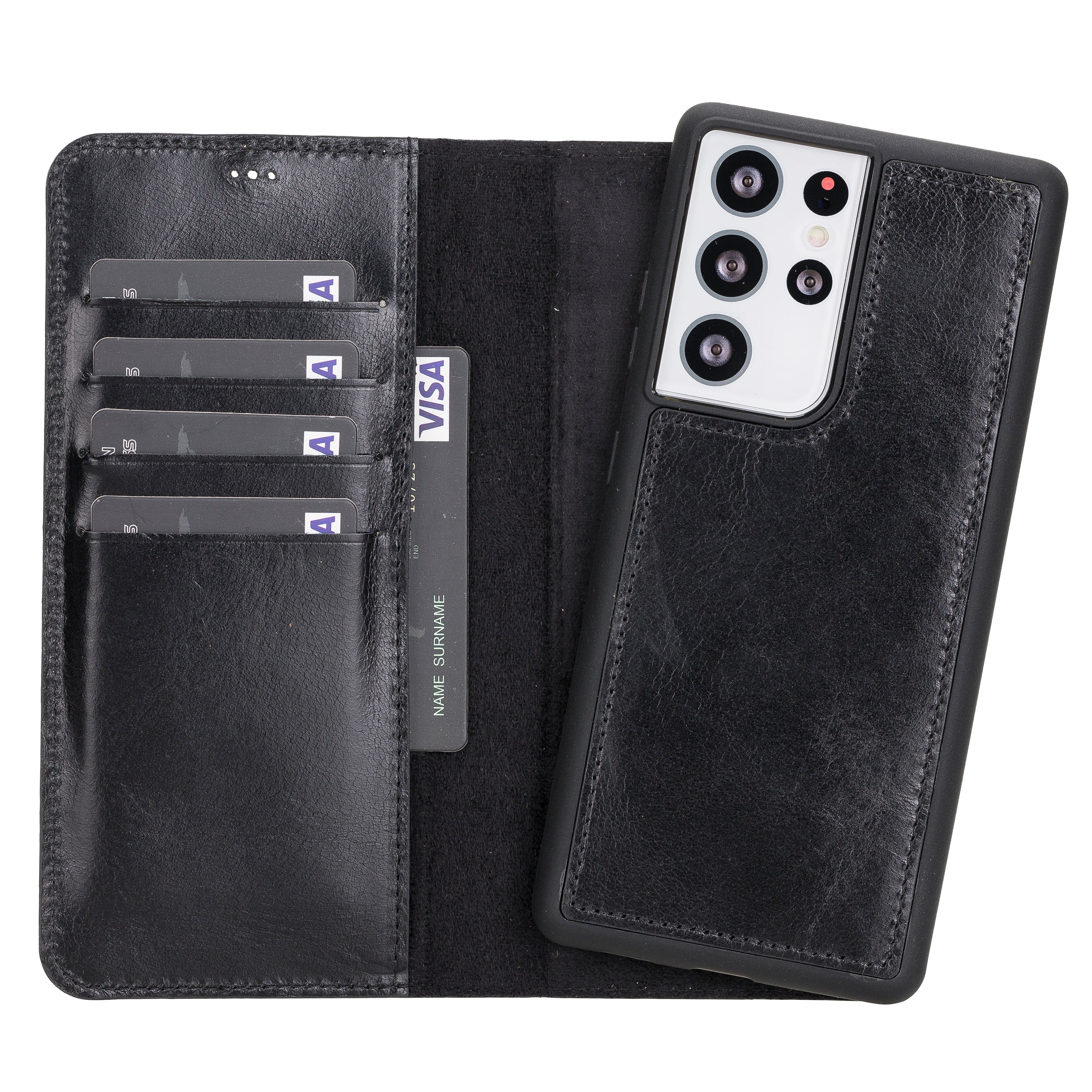 Samsung Galaxy S21 Series Detachable Leather Case