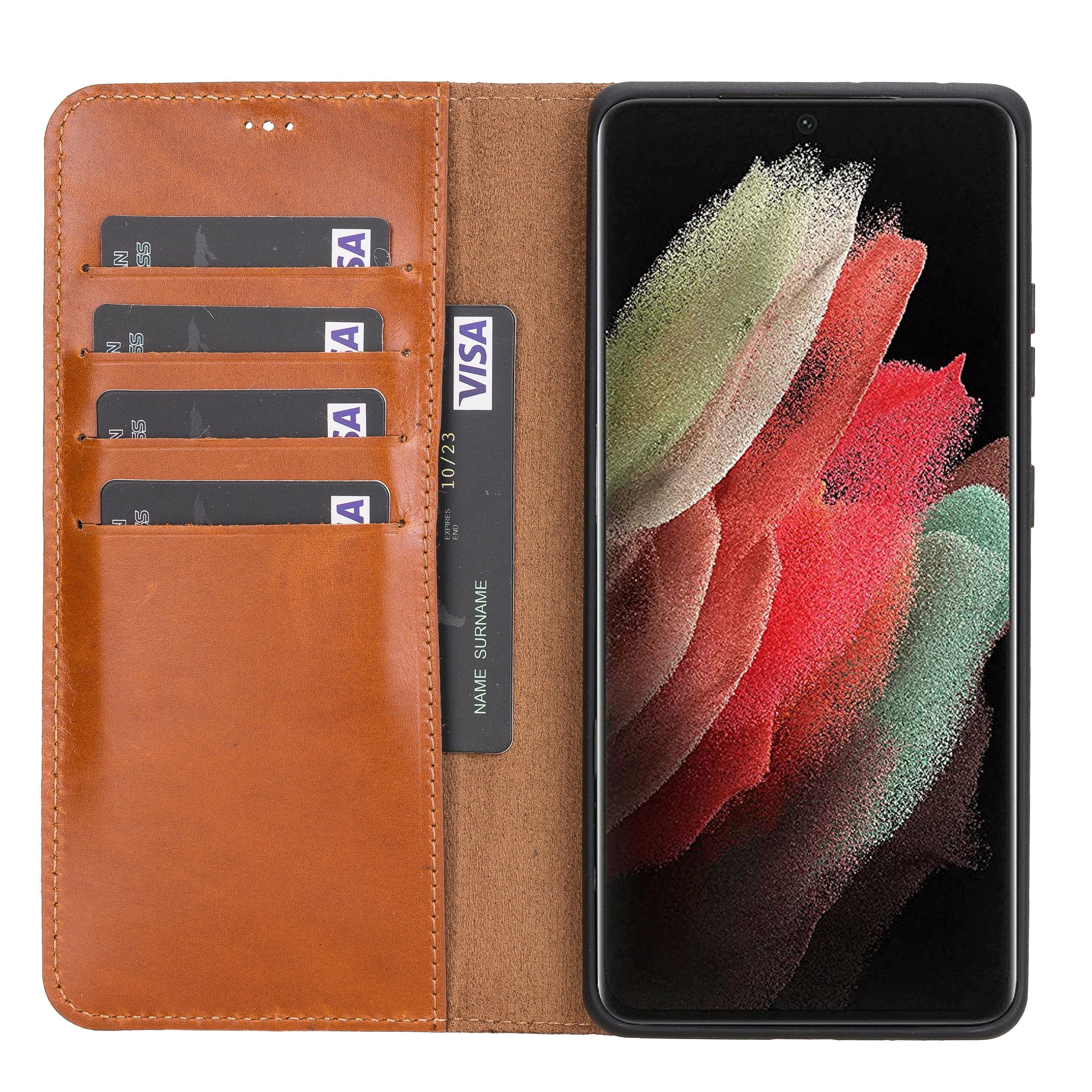 Samsung Galaxy S21 Series Detachable Leather Case