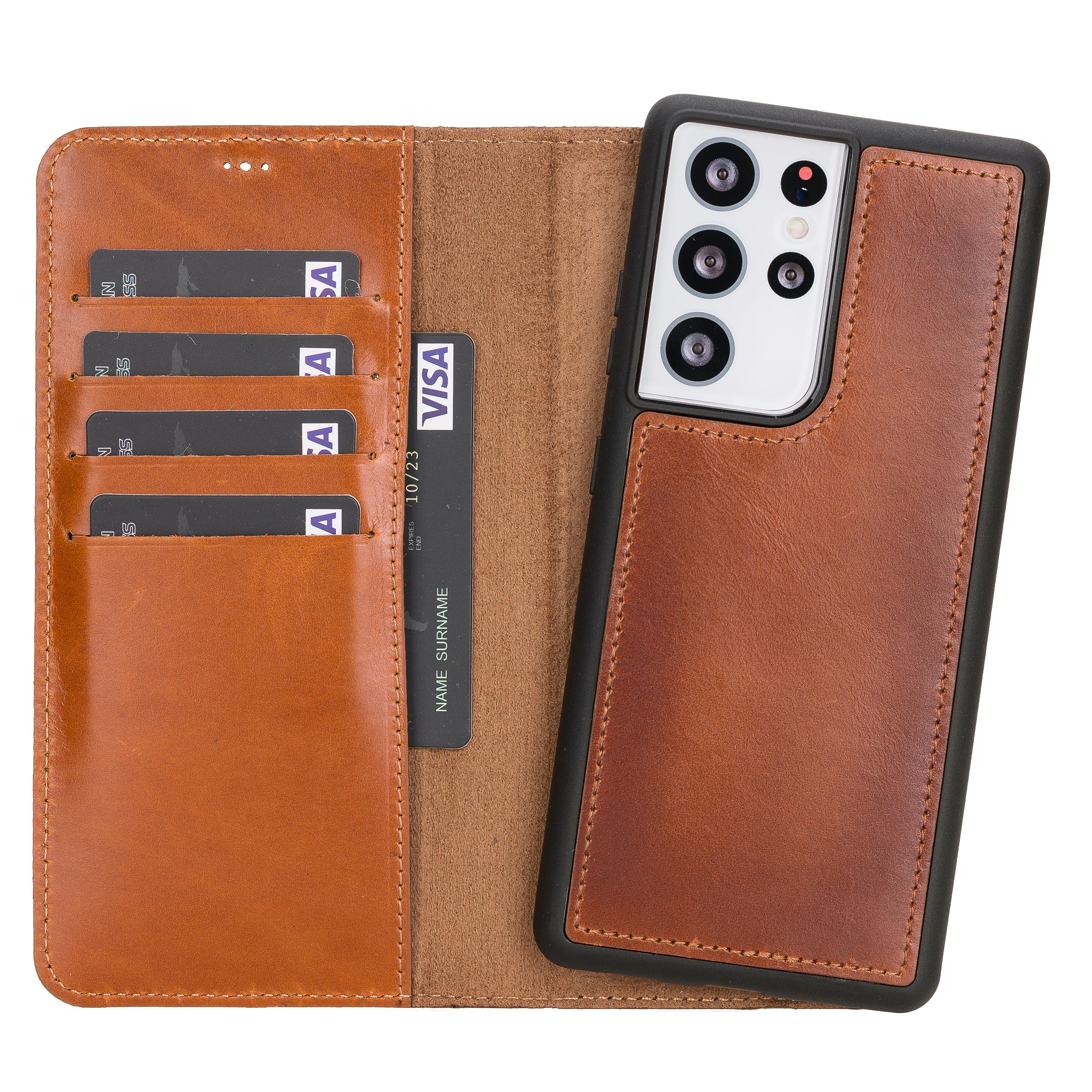 Samsung Galaxy S21 Series Detachable Leather Case