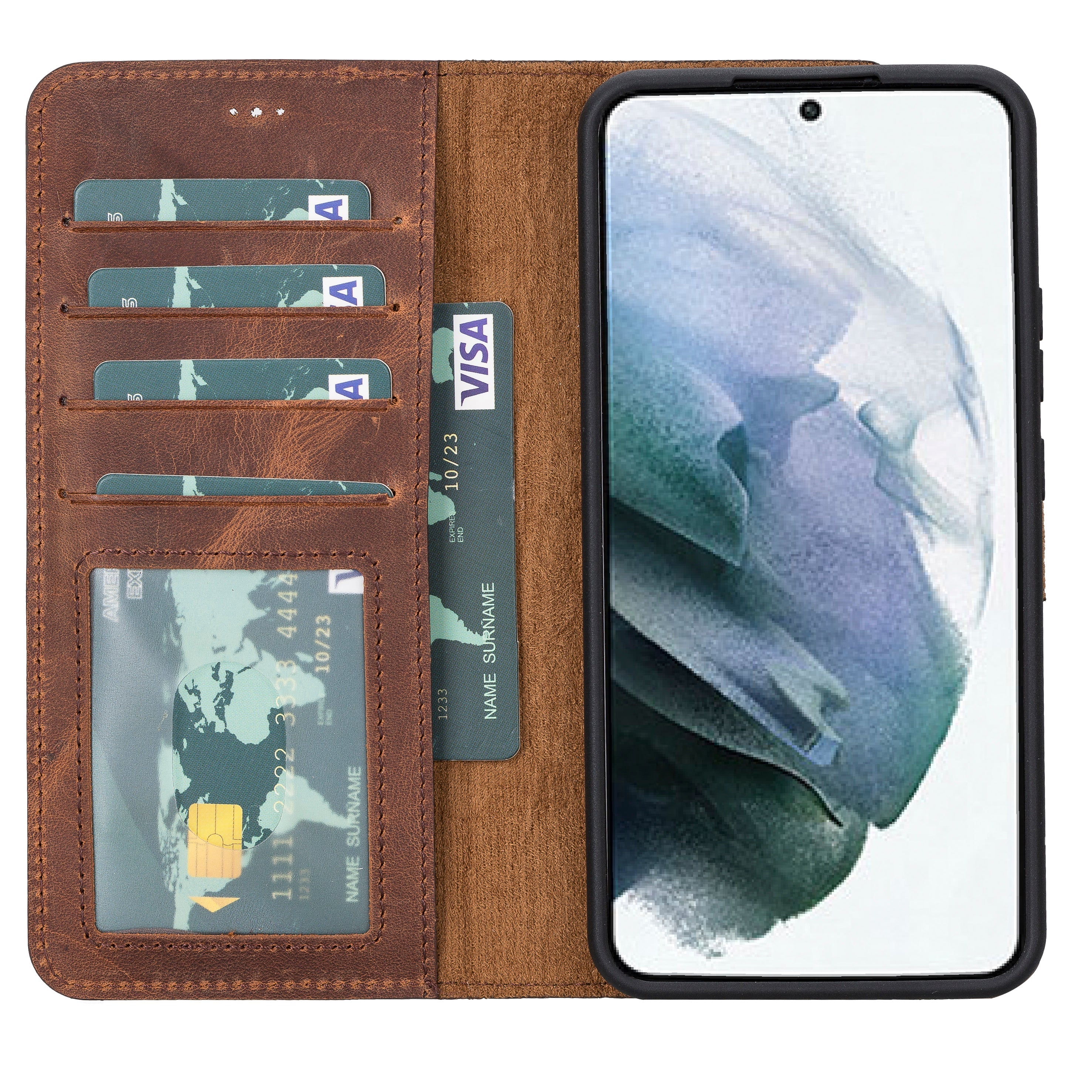 Samsung Galaxy S22 Series Leather Wallet Cases RFID