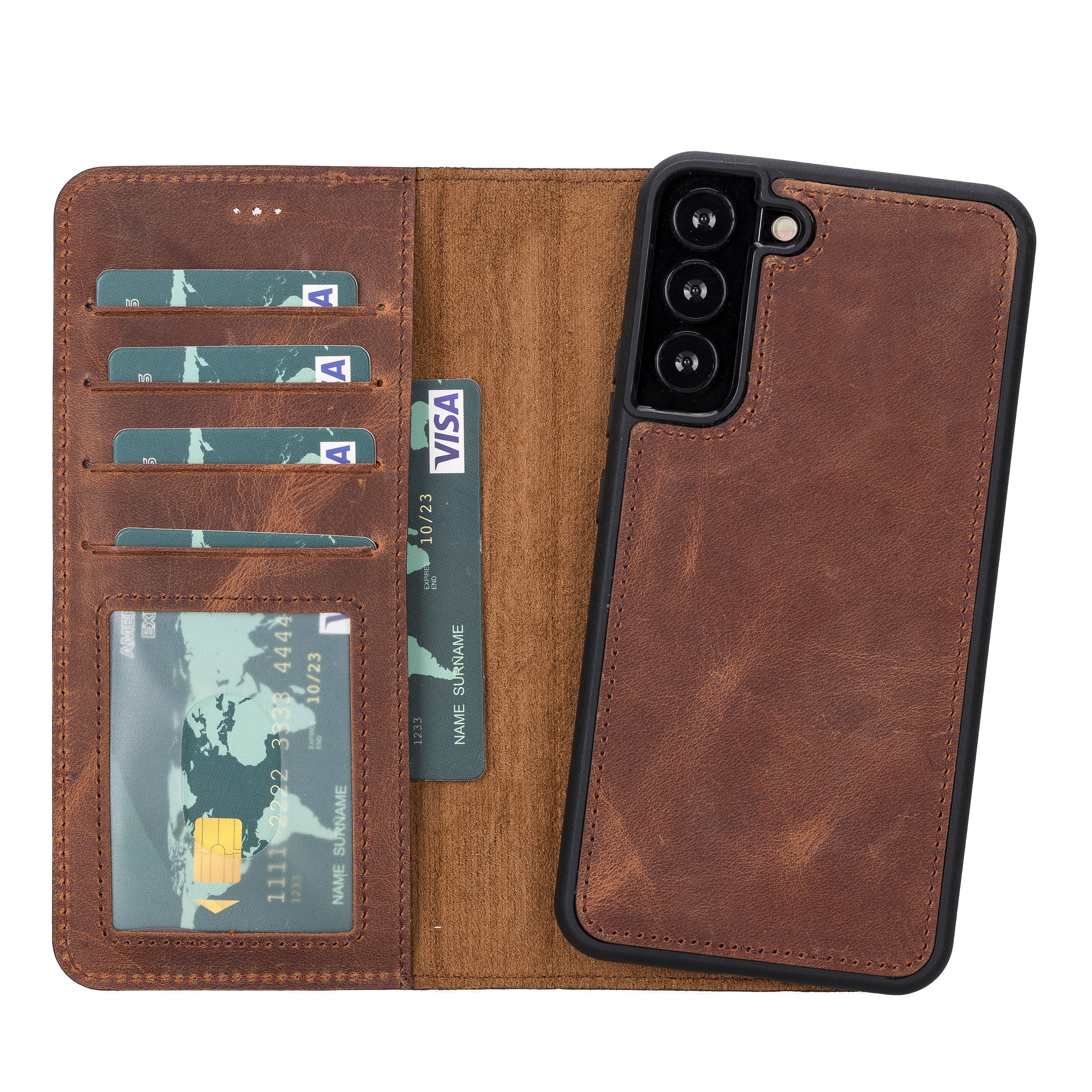 Samsung Galaxy S22 Series Leather Wallet Cases RFID