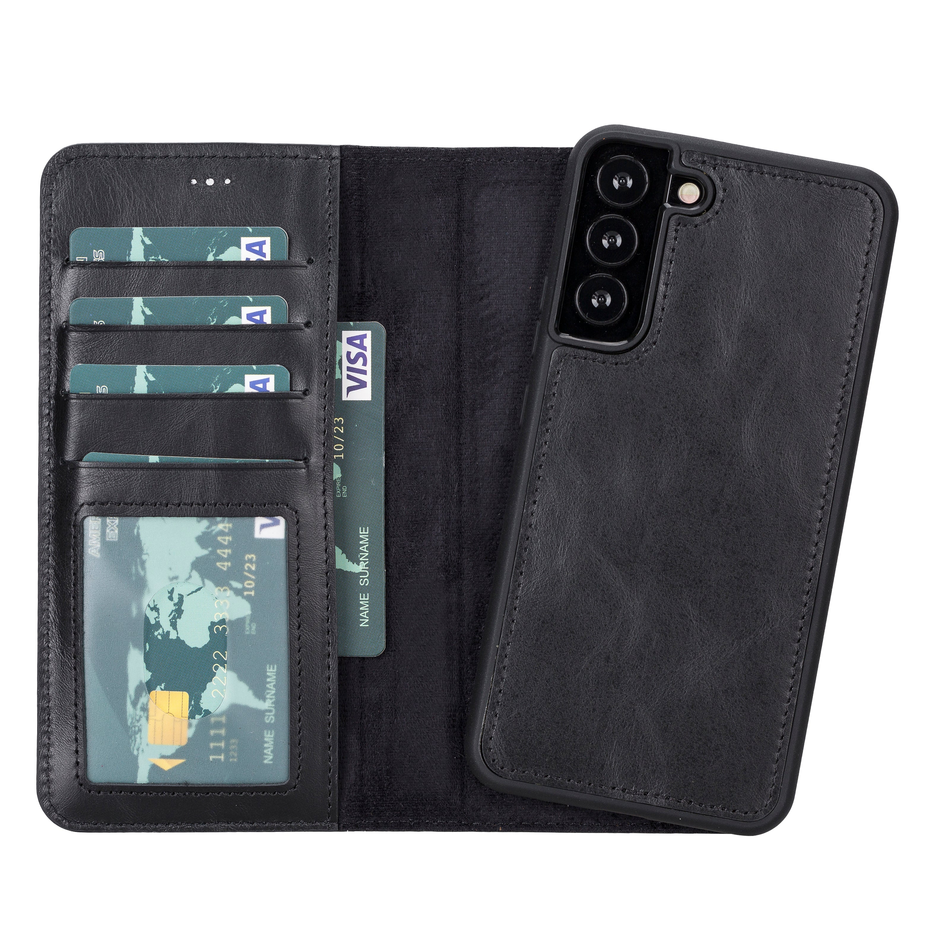 Samsung Galaxy S22 Series Leather Wallet Cases RFID