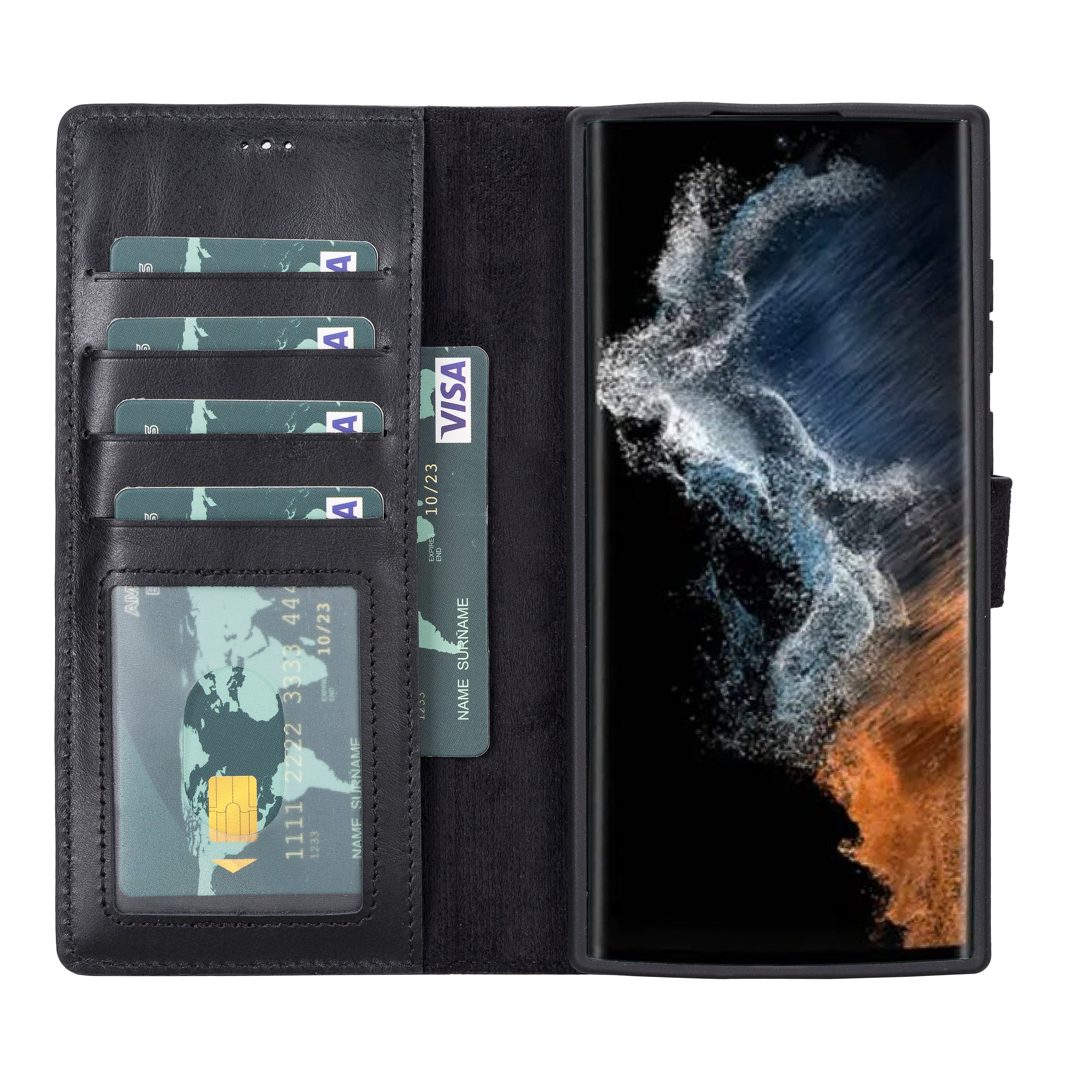 Samsung Galaxy S22 Series Leather Wallet Cases RFID