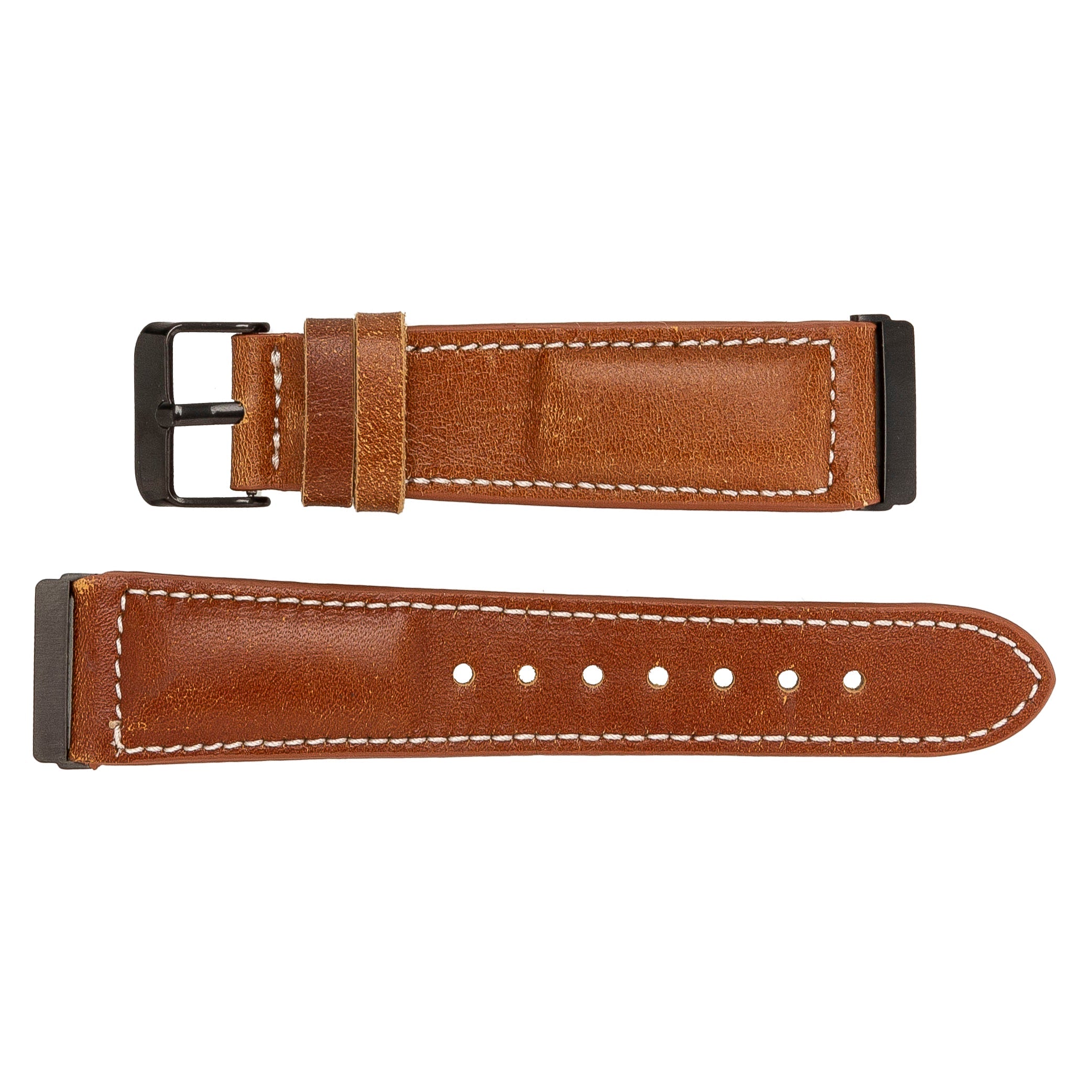 Classic Stitched Style Leather Apple Watch Bands