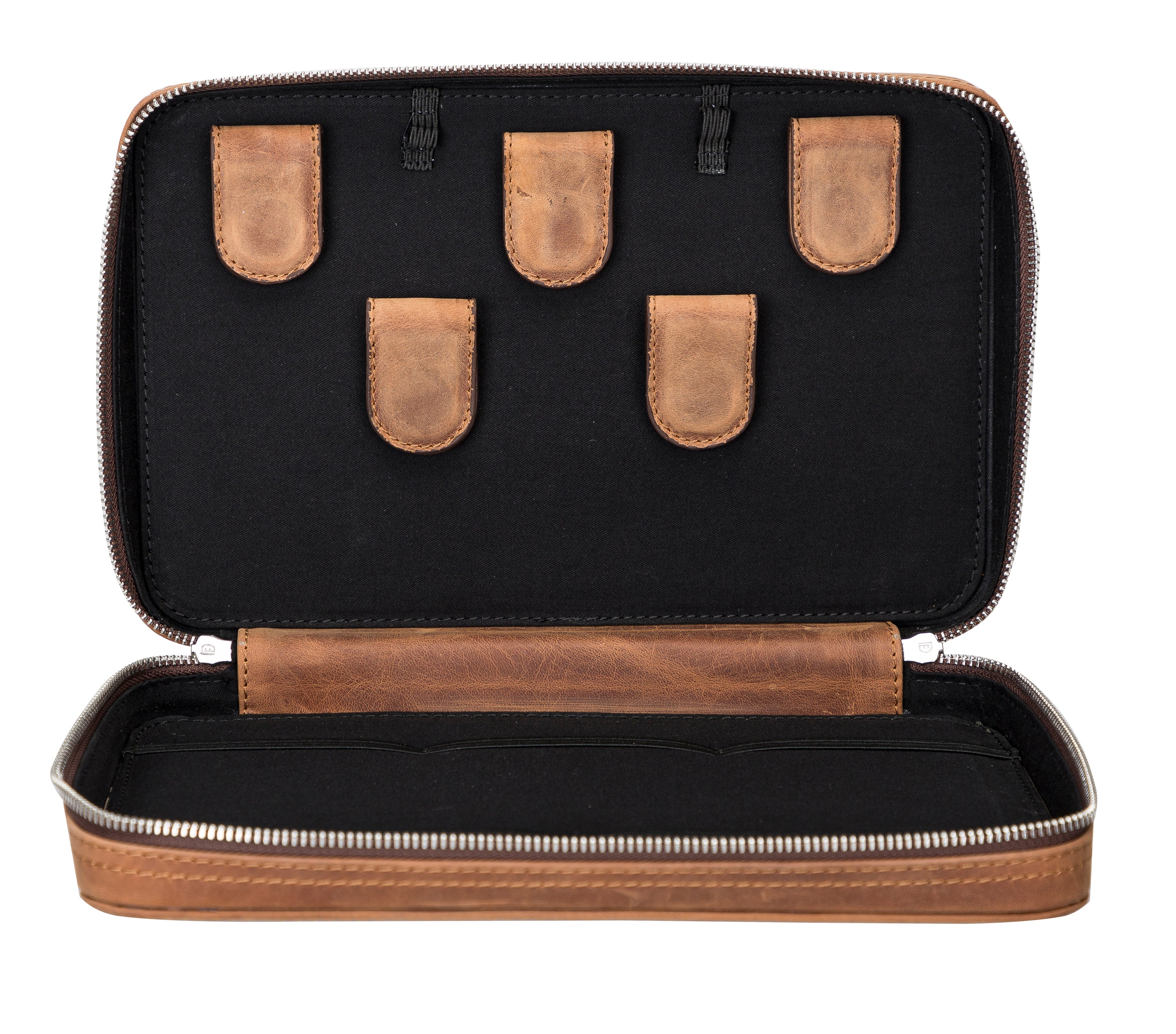 Oregon Leather Travel Cable Organizer
