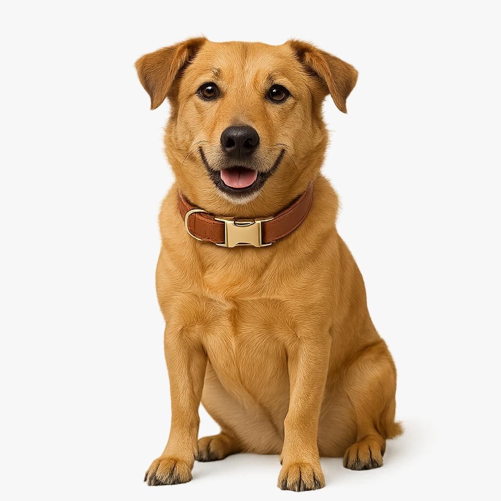 Leslie Leather Dog Collar