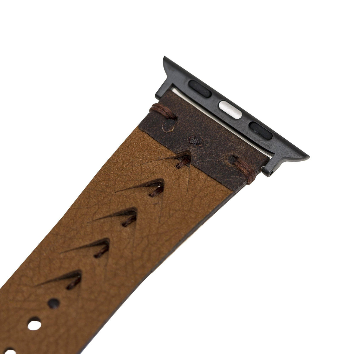 Mohawk Style Genuine Leather Apple Watch Band