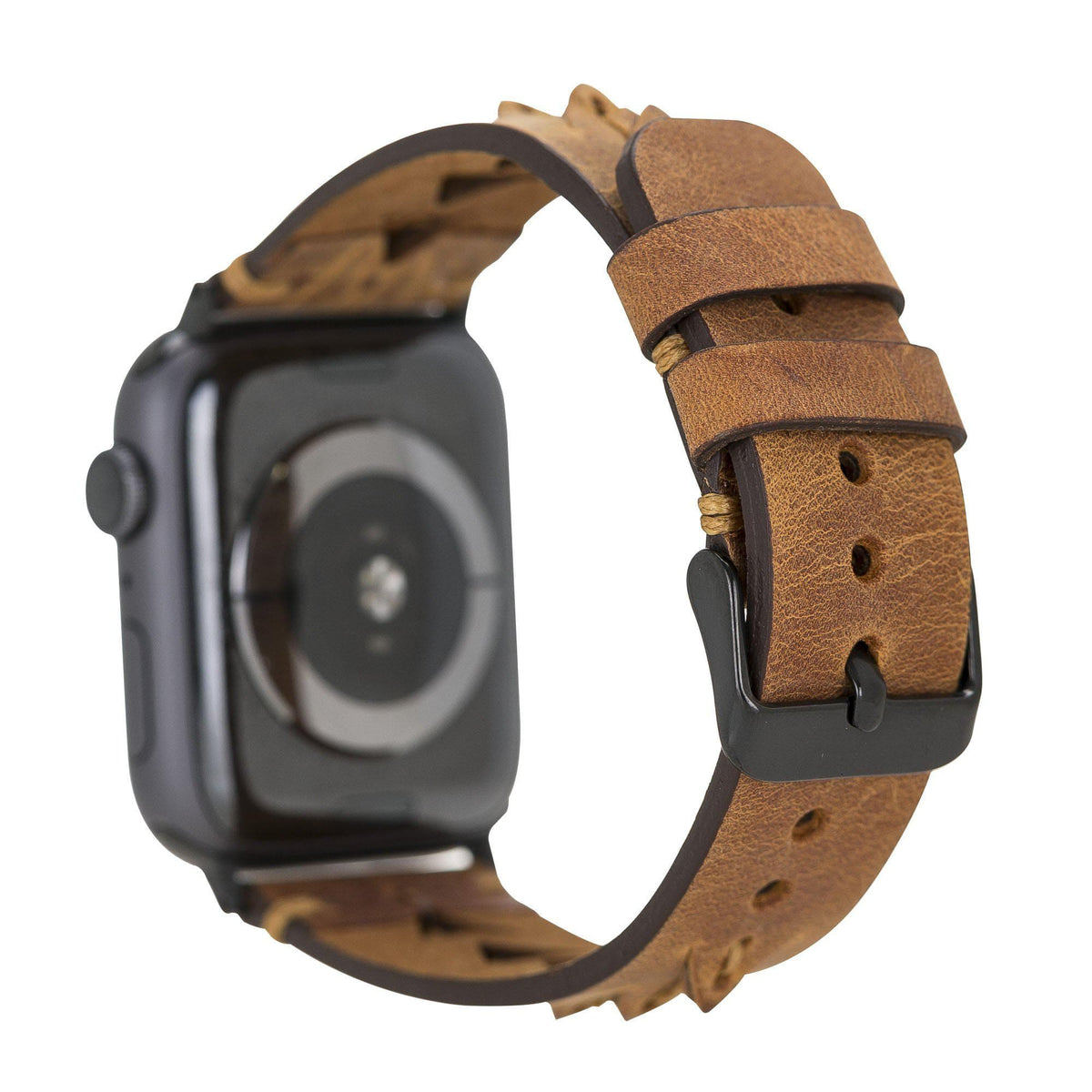Mohawk Style Genuine Leather Apple Watch Band