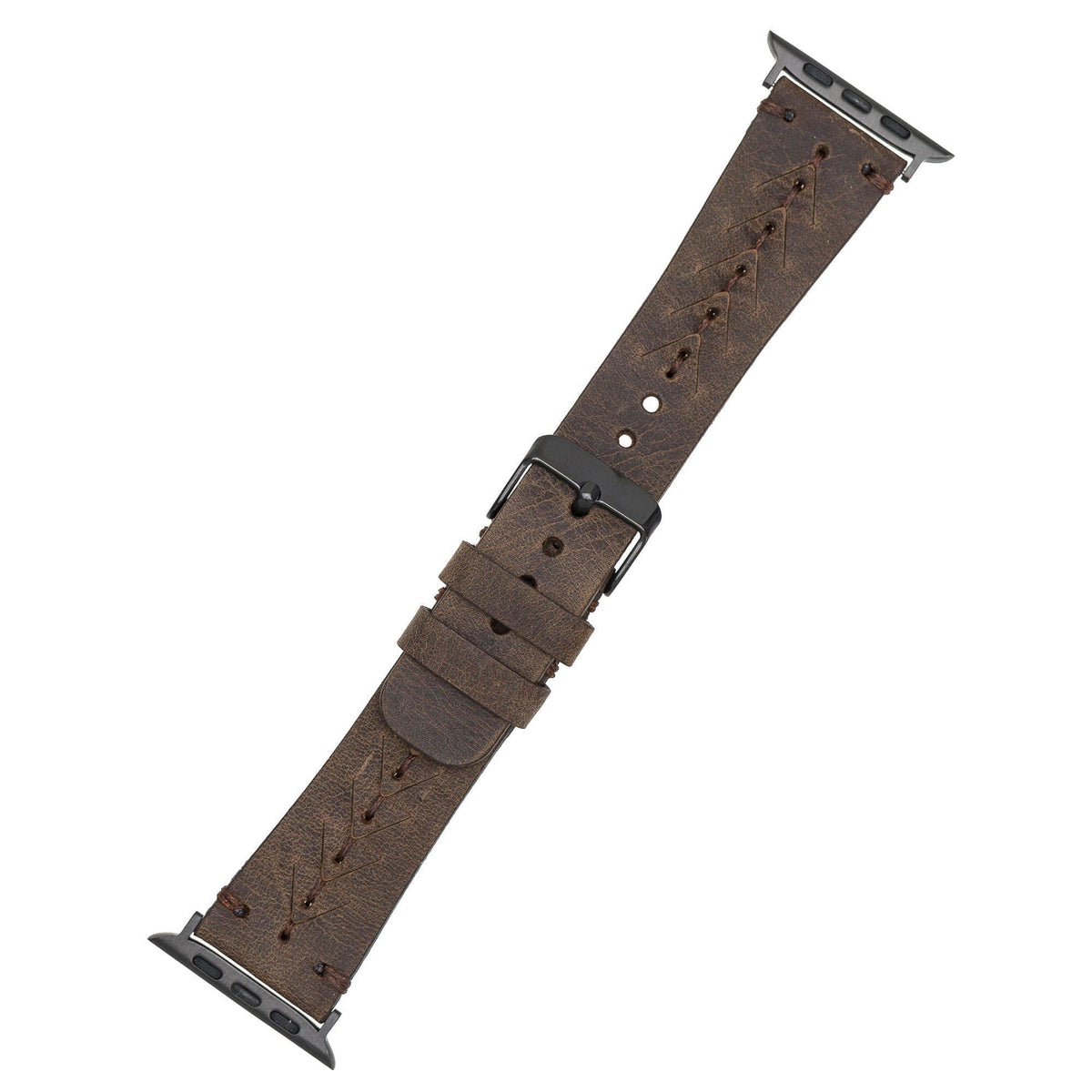 Mohawk Style Genuine Leather Apple Watch Band