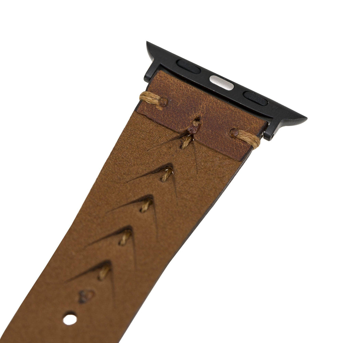 Mohawk Style Genuine Leather Apple Watch Band