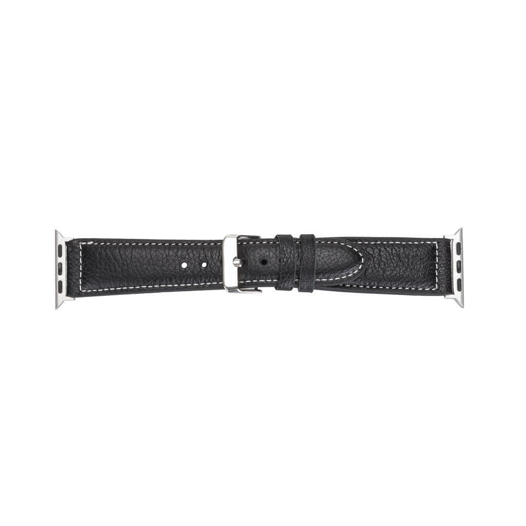 Classic Stitched Style Leather Apple Watch Bands