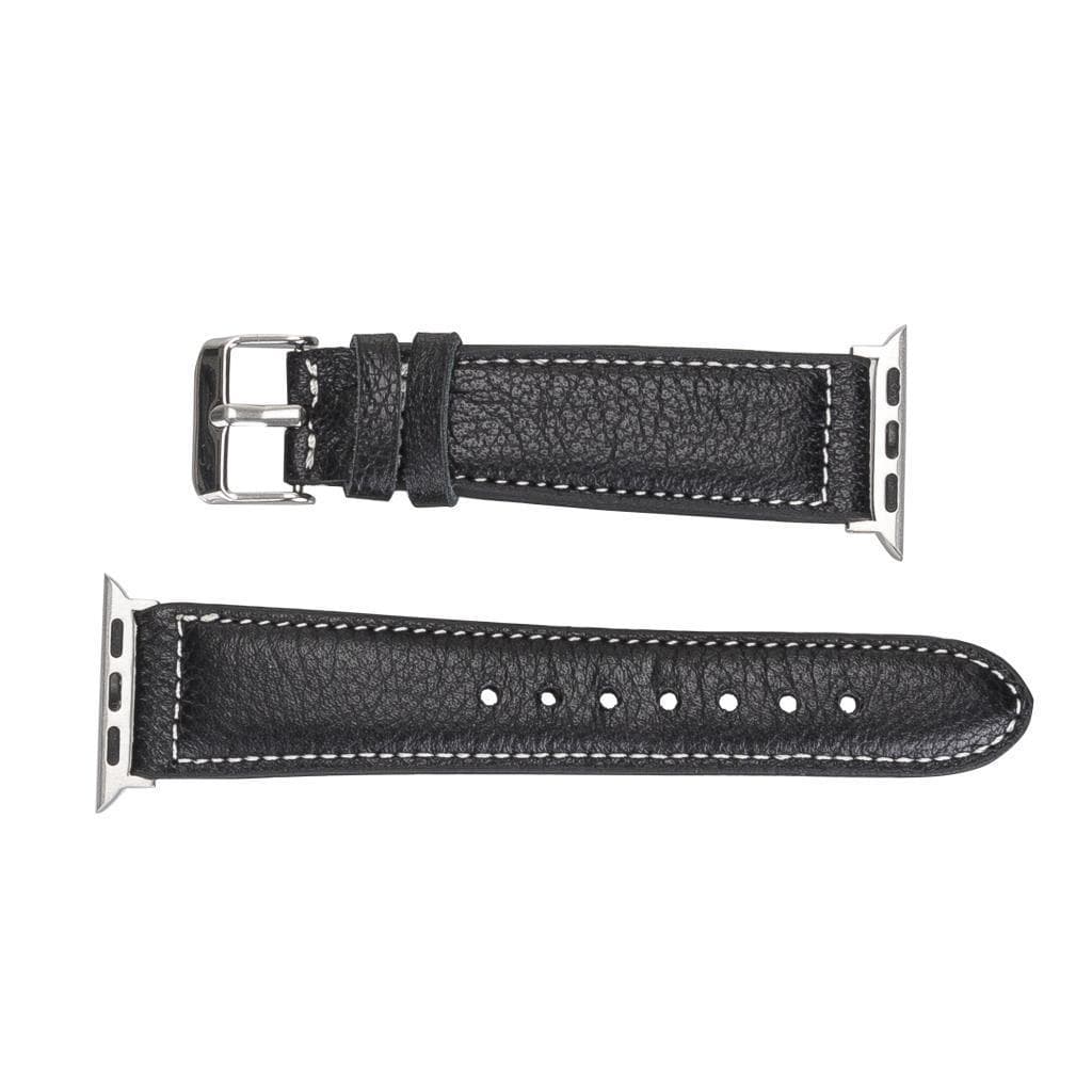Classic Stitched Style Leather Apple Watch Bands