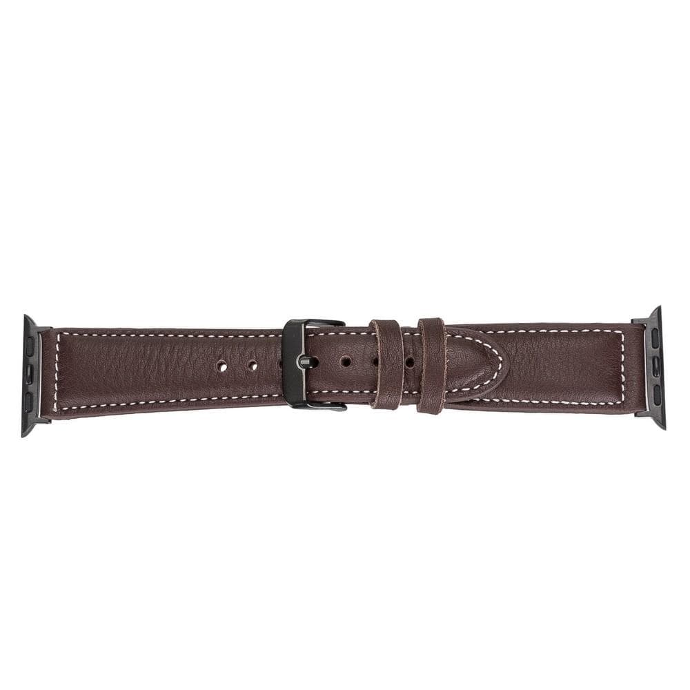 Classic Stitched Style Leather Apple Watch Bands