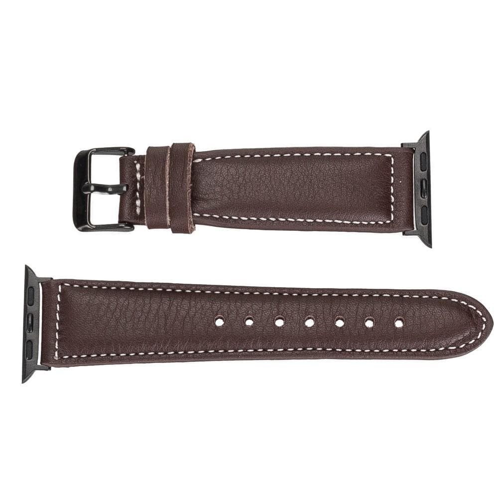 Classic Stitched Style Leather Apple Watch Bands