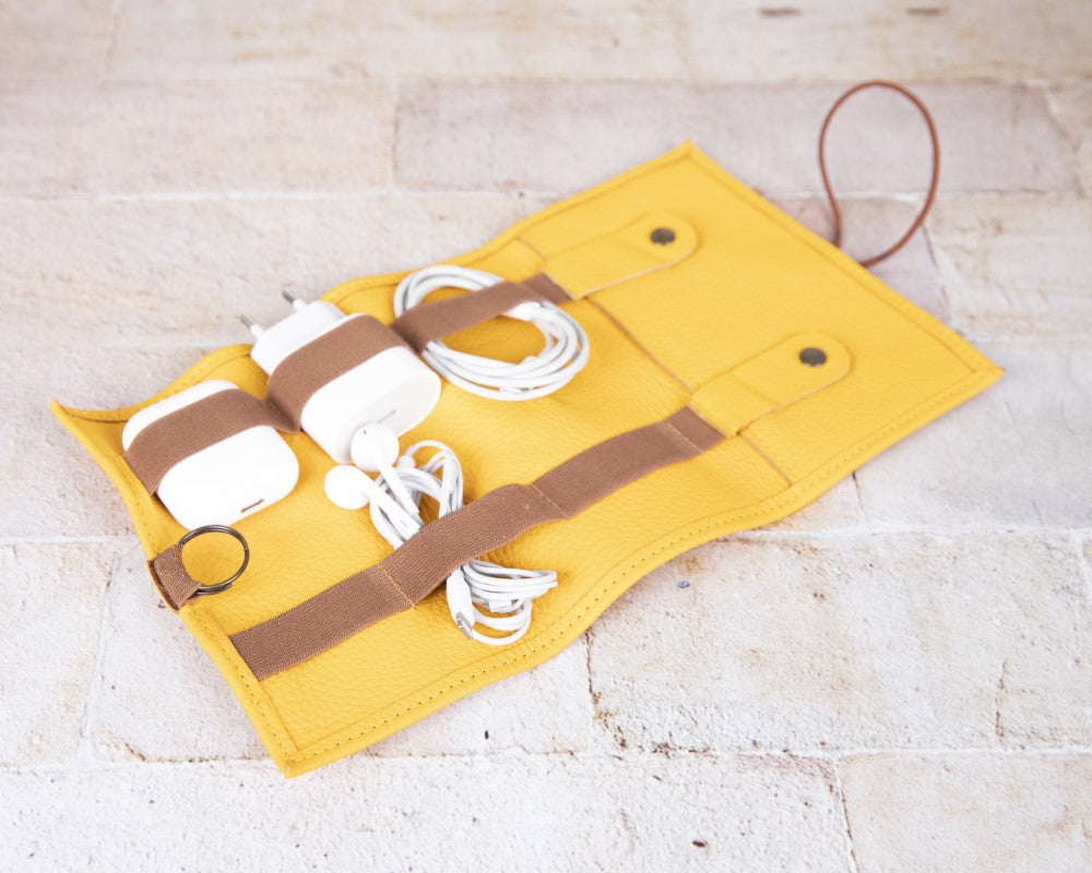 Bali Genuine Leather Cable Organizer