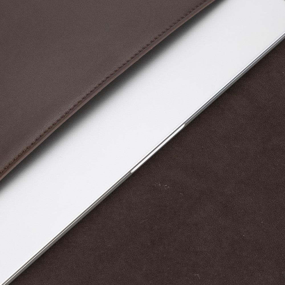 Sharp Leather Mac Sleeve