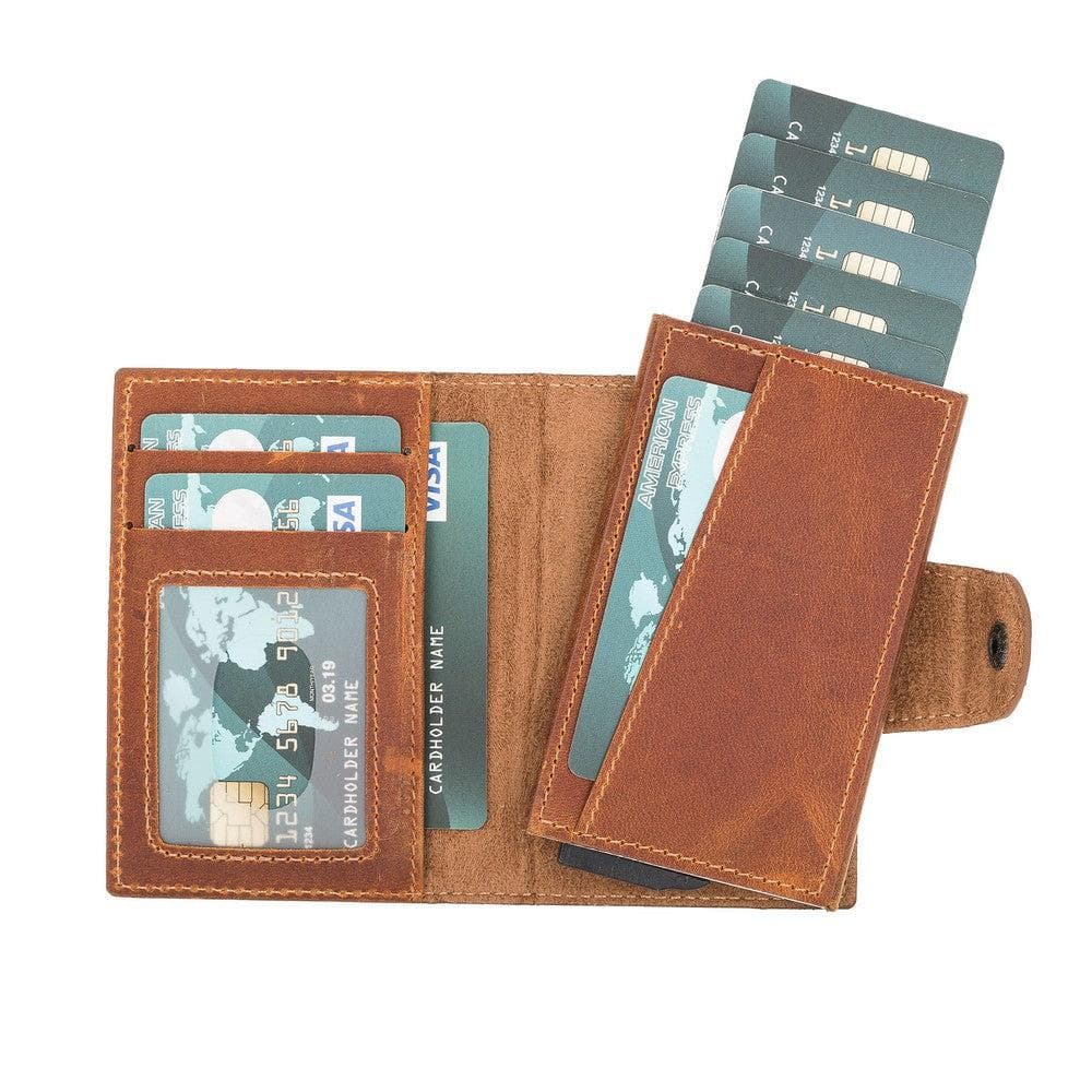 Montella Genuine Leather Pop-Up Card Holder